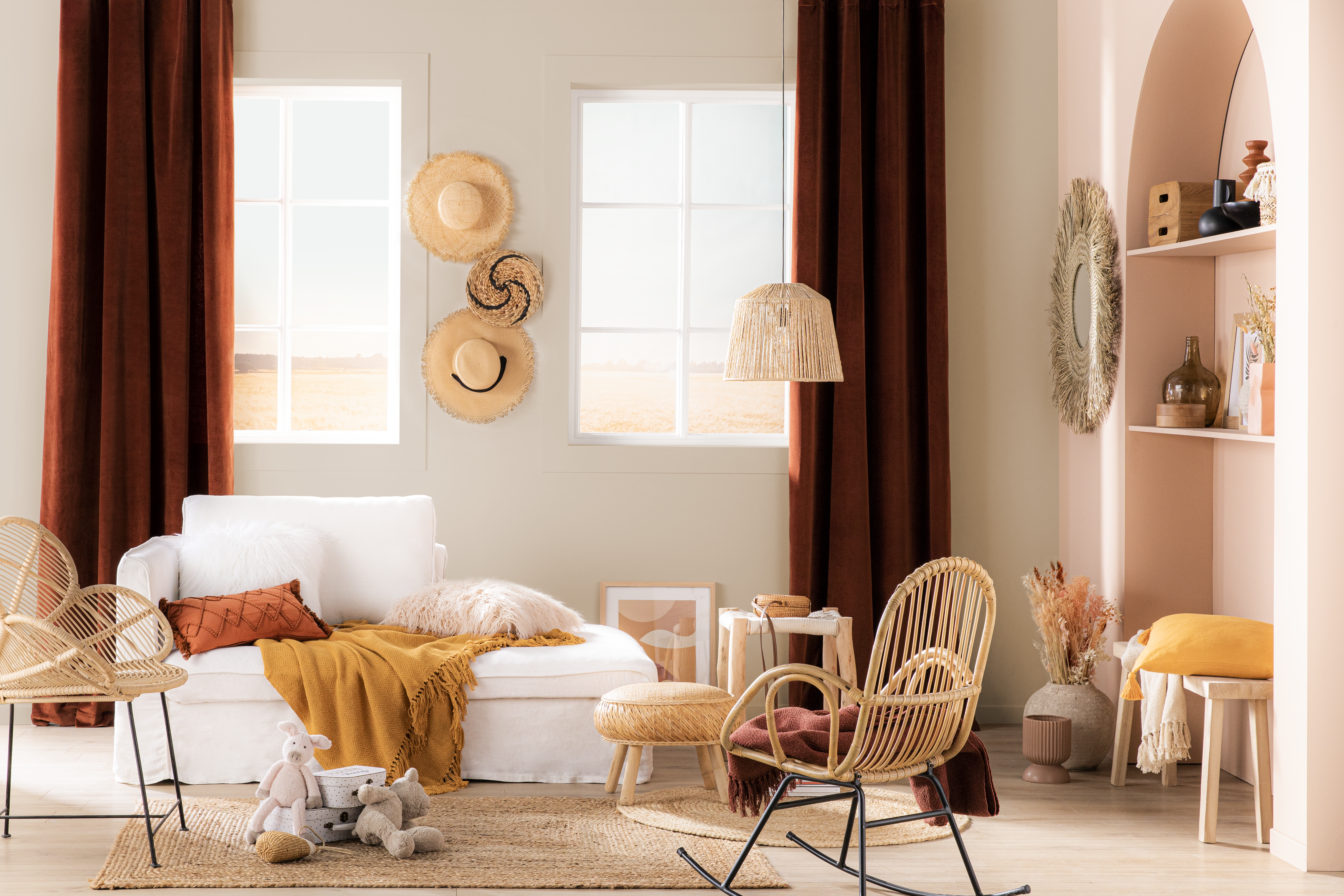 Descente de lit intérieur jute Nils inspire, l.80 x L.150 cm - 5