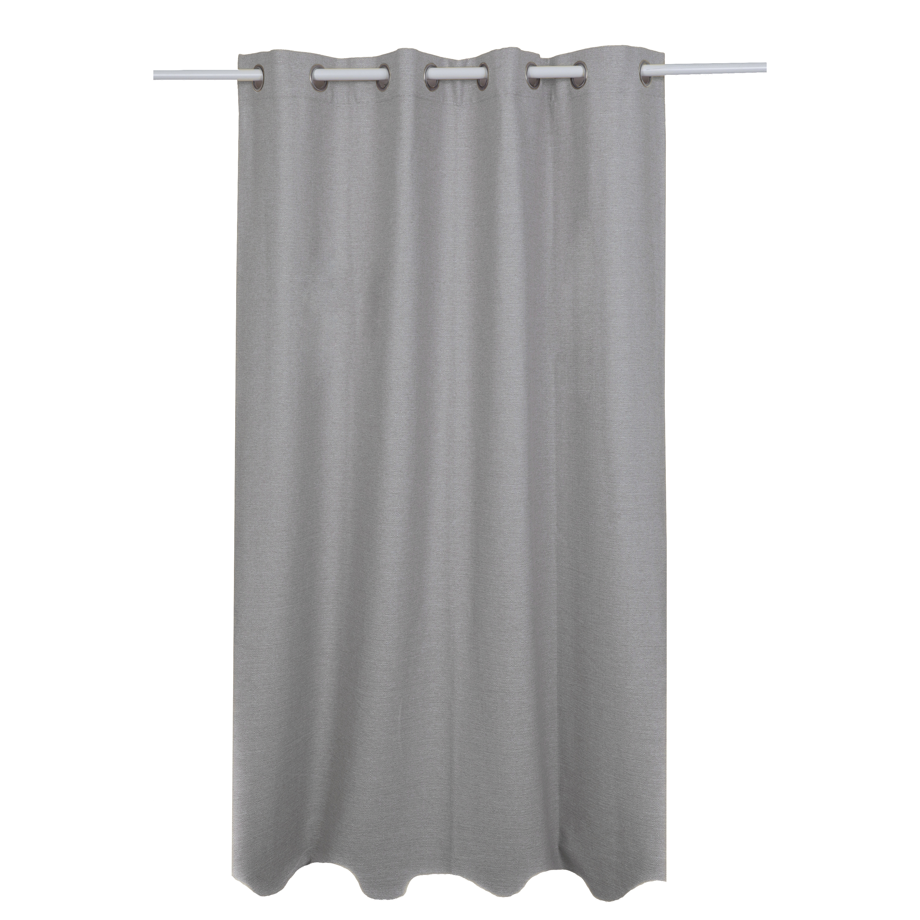 Rideau tamisant, Lidia, gris H.280 x l.140 cm INSPIRE - 8