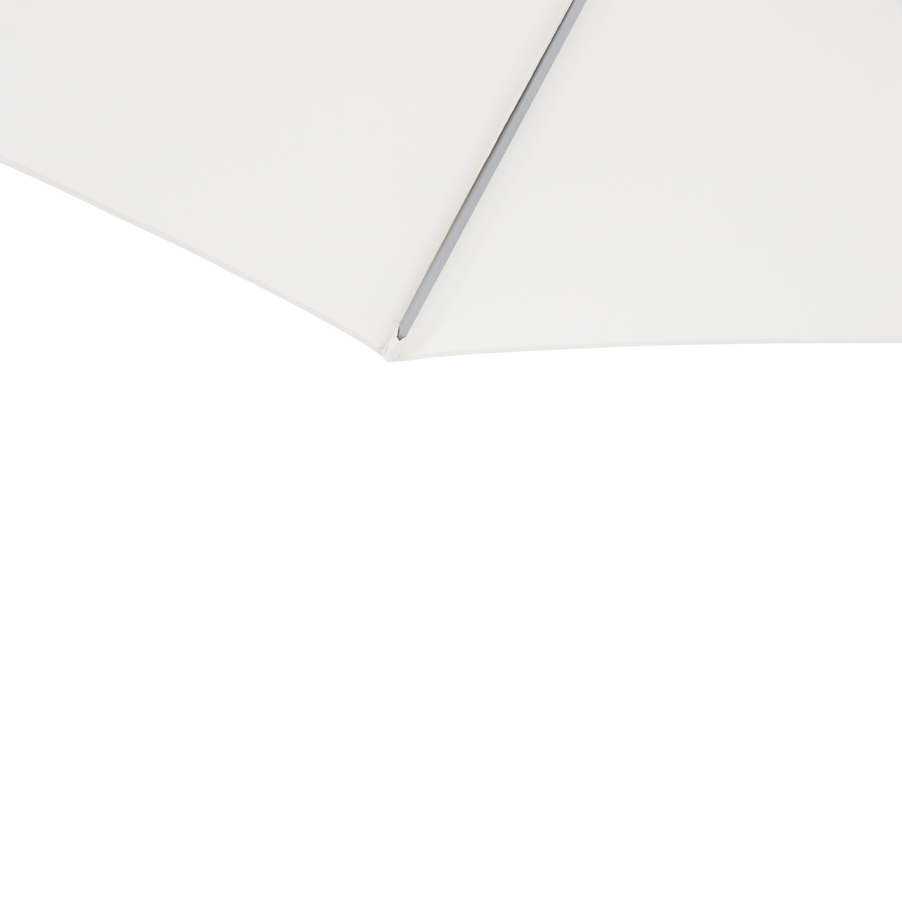 Parasol NATERIAL Aura blanc carré - 4