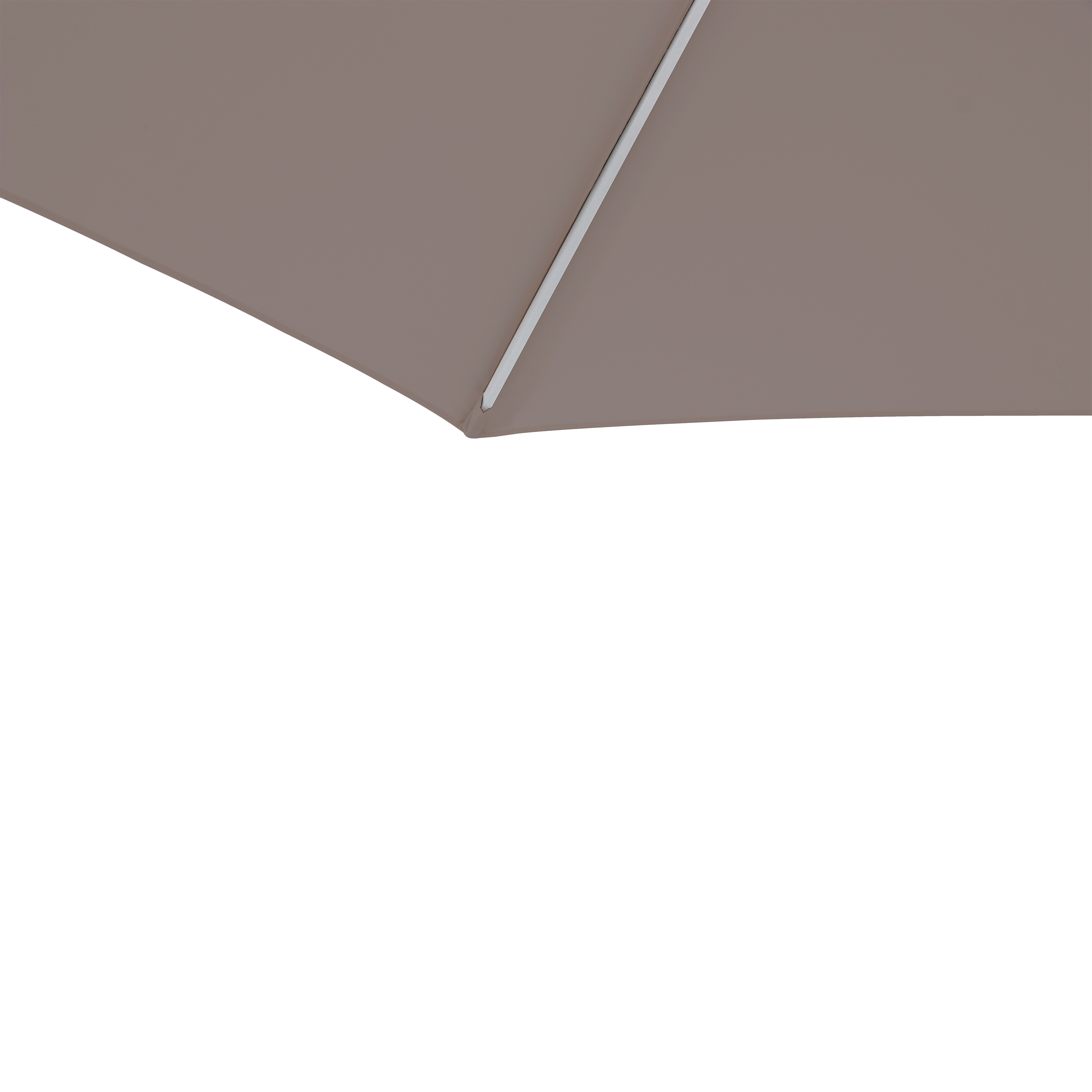 Parasol droit carré taupe Aura II NATERIAL L.285 x l.285 cm - 5