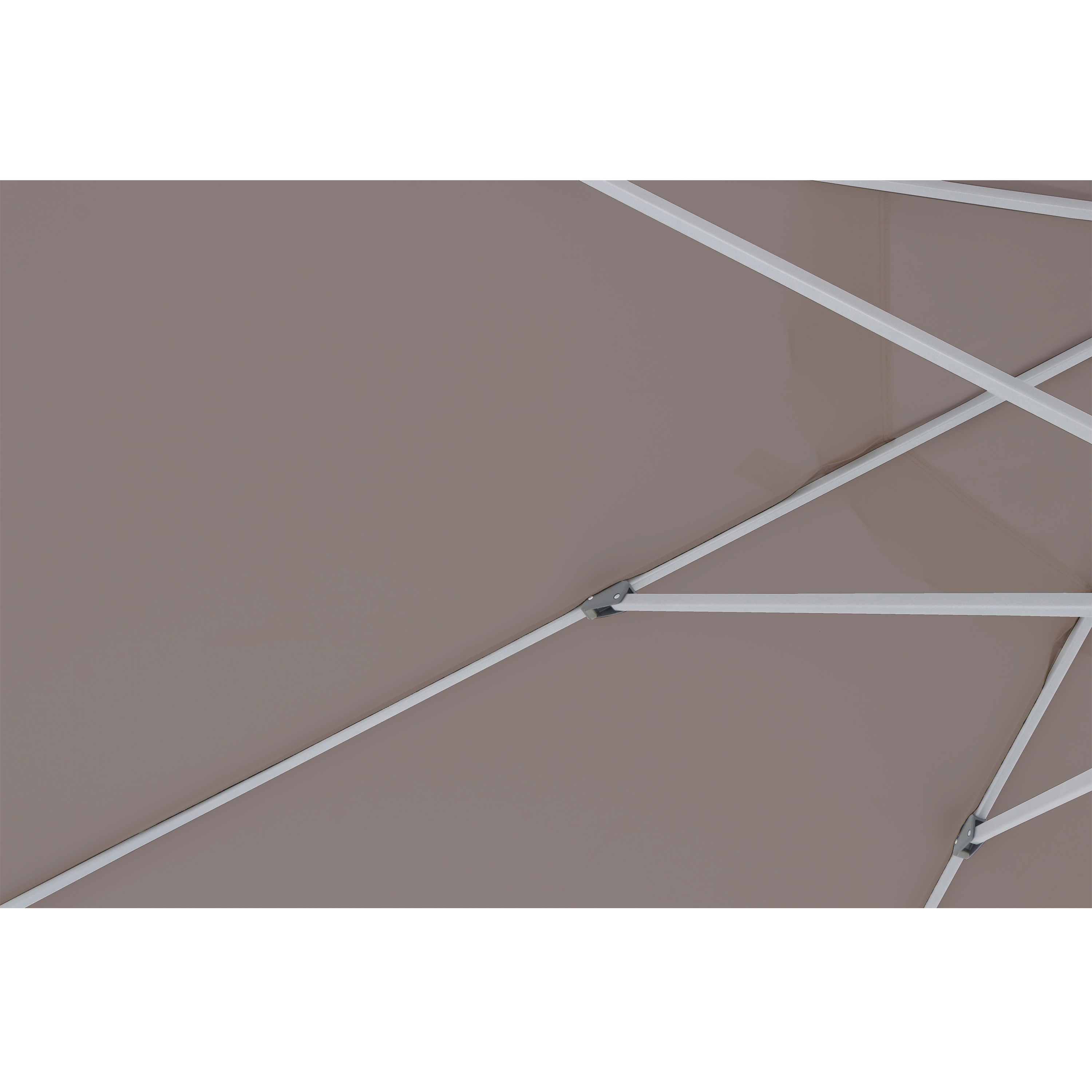 Parasol droit carré taupe Aura II NATERIAL L.285 x l.285 cm - 6