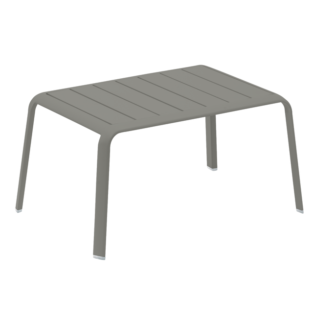 Tavolino da esterno Idaho NATERIAL in alluminio verde 59x41cm