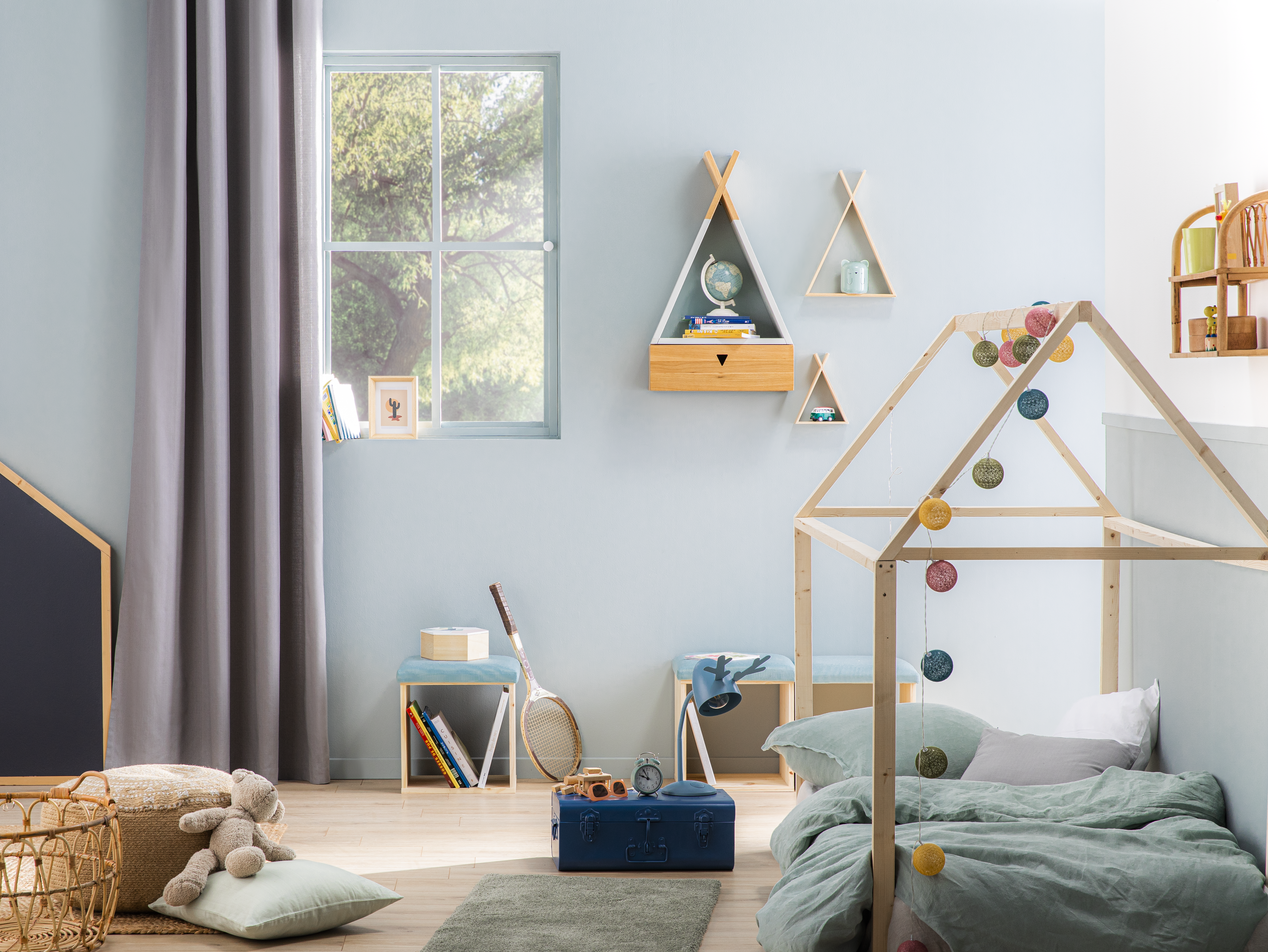 Scendiletto Jade in acrilico, L 90 x L 60 cm, beige - 15