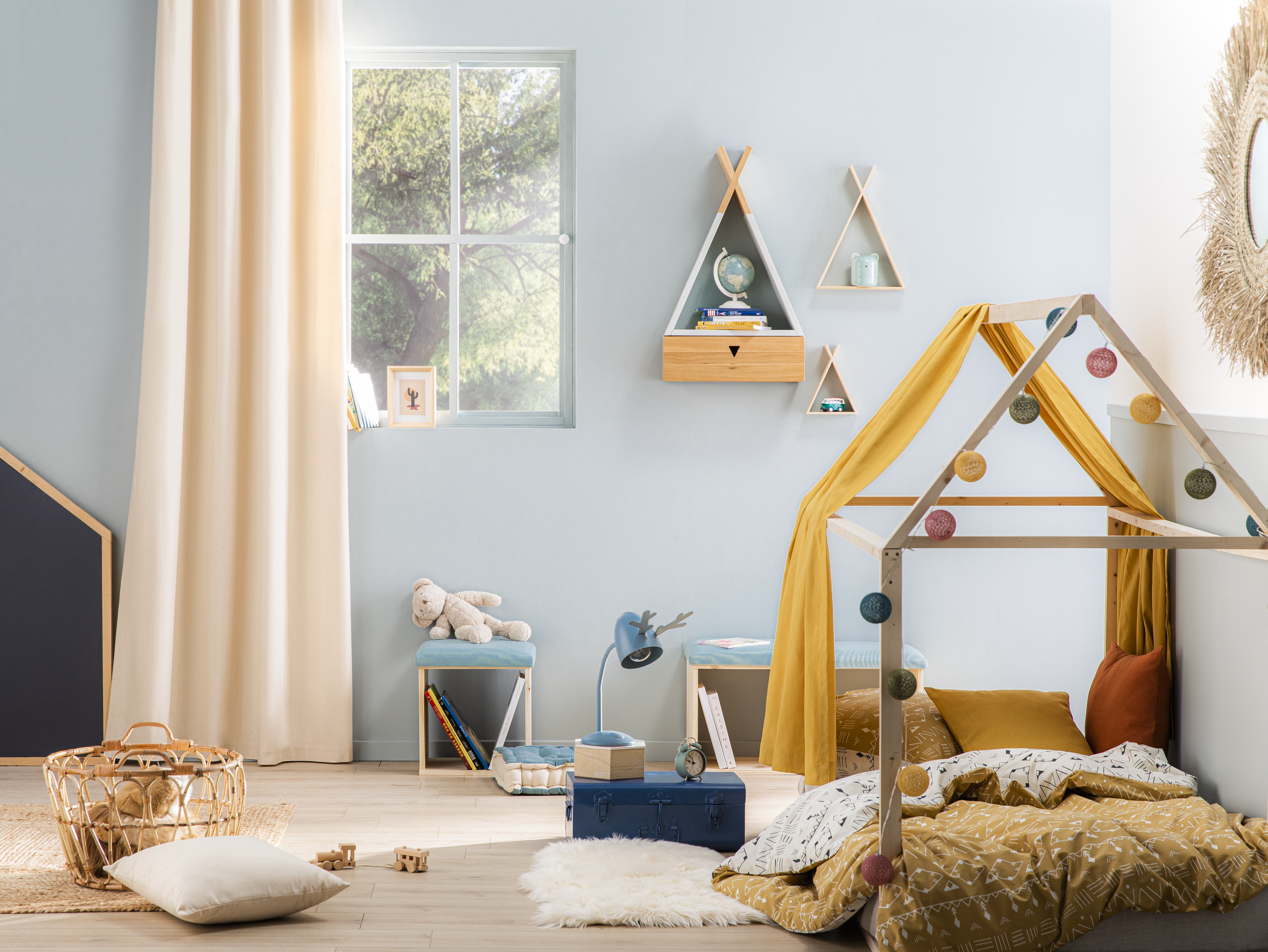 Scendiletto Jade in acrilico, L 90 x L 60 cm, beige - 14