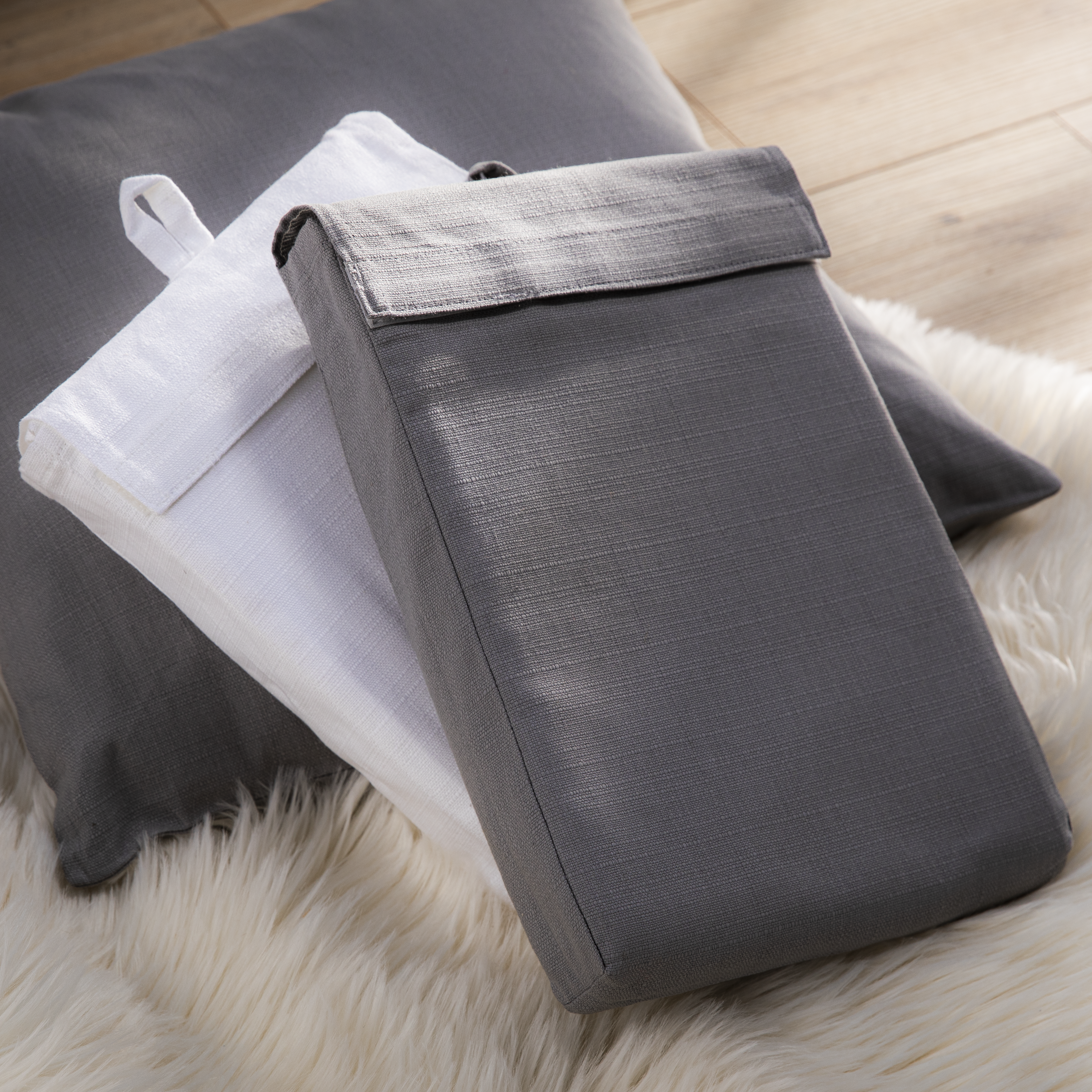Tenda INSPIRE Leya grigio, occhiello 140x280 cm - 10
