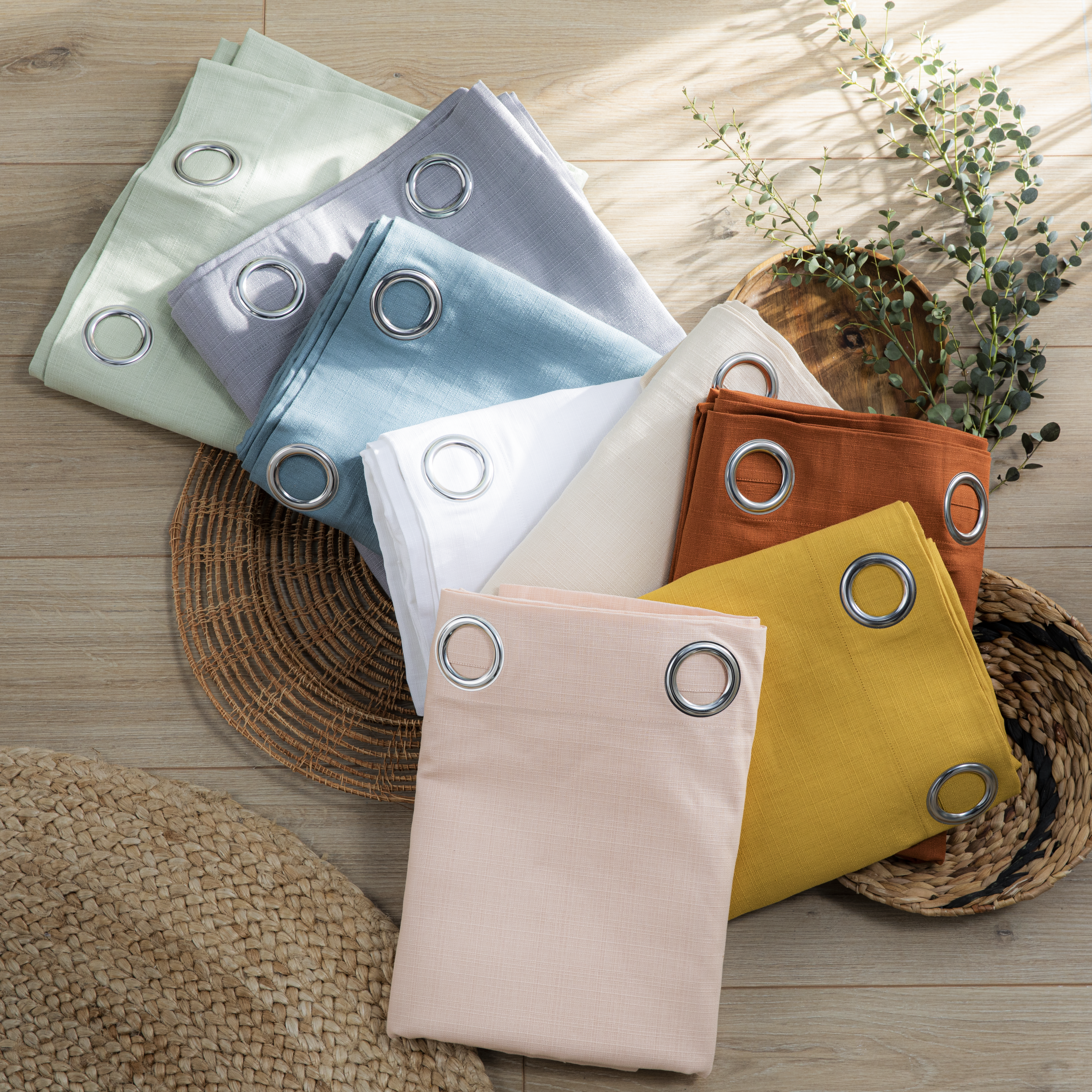 Cortinado ilhós Leya 140x280cm sage 5 Inspire - 18