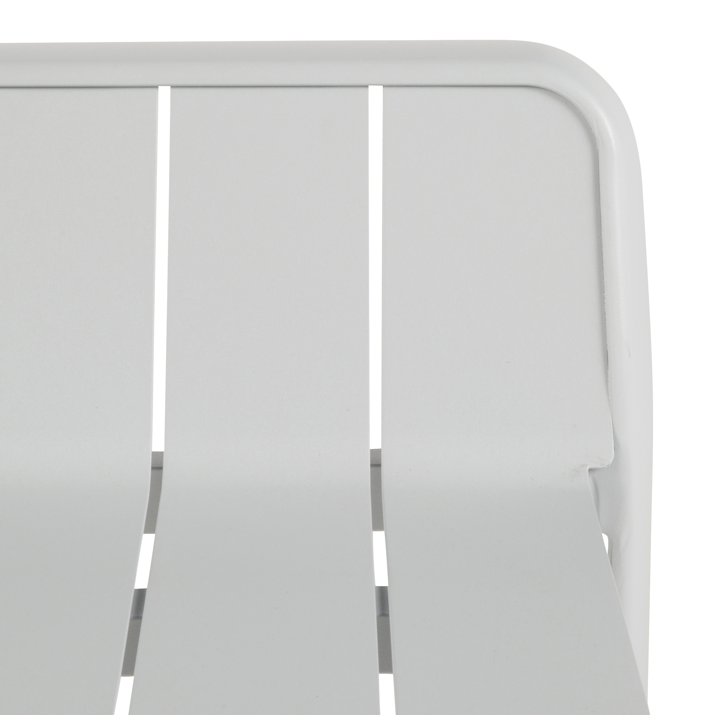 Panca da giardino in alluminio grigio Idaho NATERIAL, 2 posti - 11