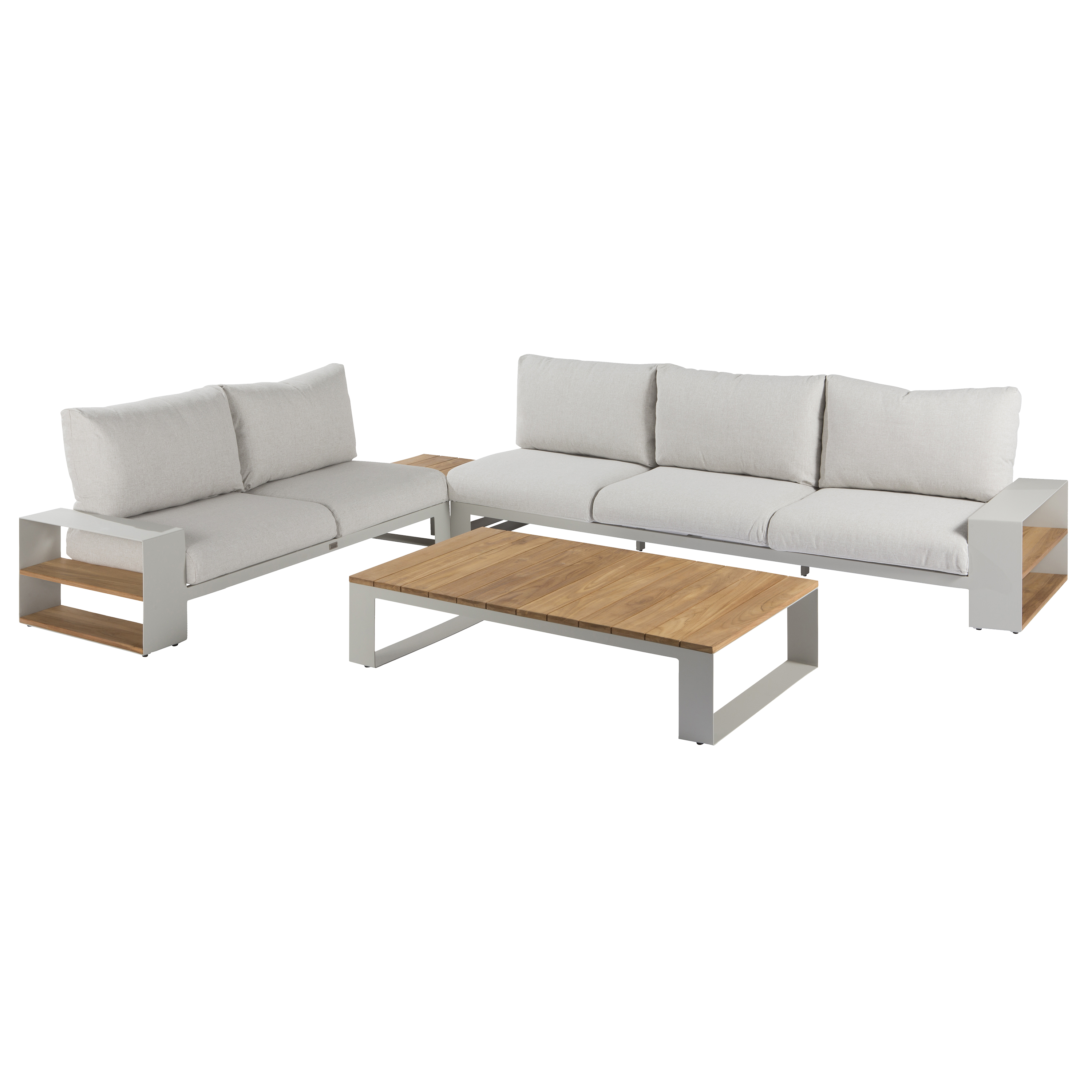 Mesa de apoio NATERIAL SURREY TECA 70X70CM - 3