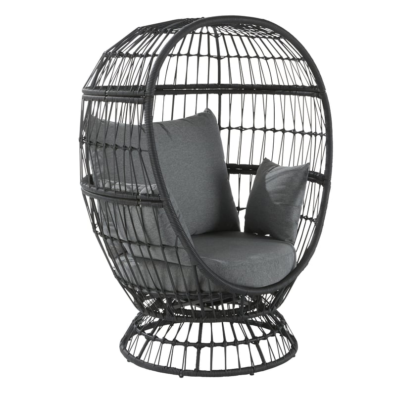 Fotel ogrodowy Juno obrotowy antracytowy Naterial