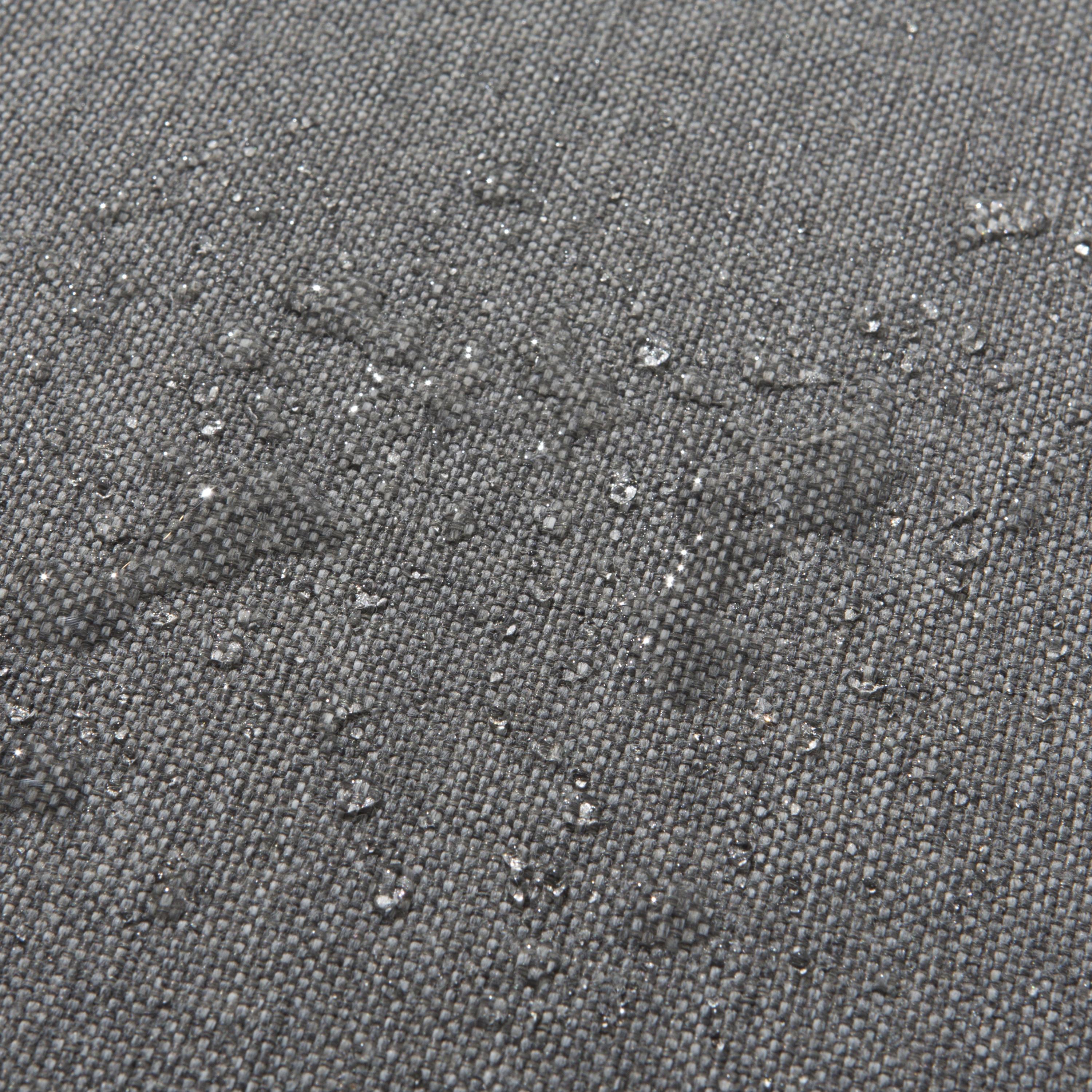 Poltrona da giardino con cuscino grigio / argento e braccioli Lita NATERIAL, struttura in teak seduta in teak grigio, L 88 x H 56 x P 68 cm - 8