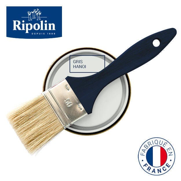 peinture_ripolin_mur_boiserie_radiateur_Gris Hanoï_inspiration