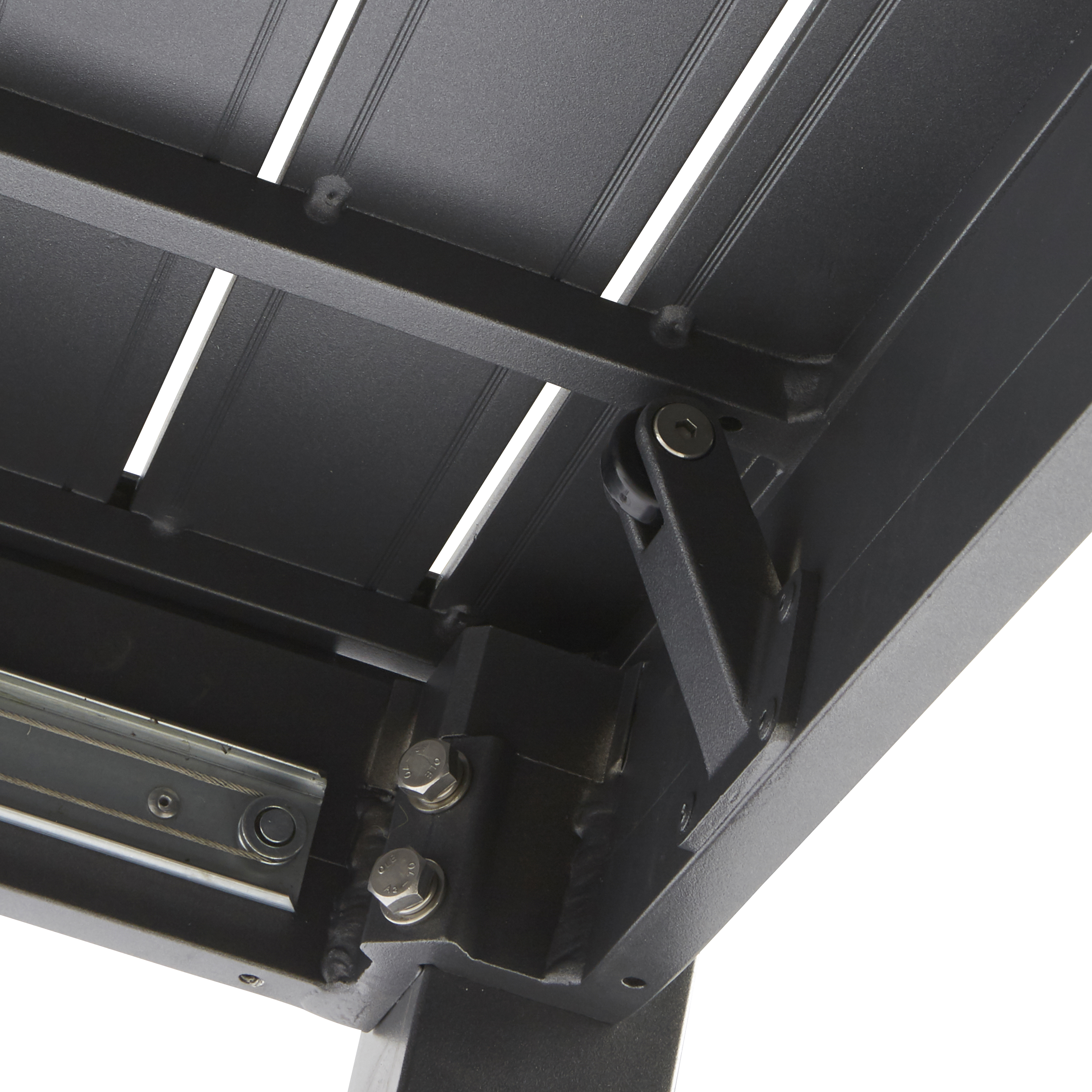 Mesa de alumínio Naterial Odyssea II Easy 180/240x100 cm Antracite - 58