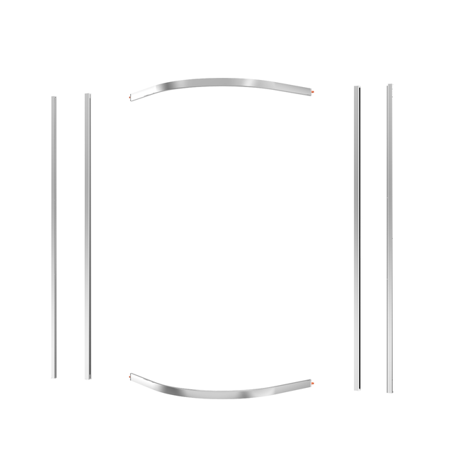 Profile kabiny prysznicowej 1/4K chrom Easy 90 X 90 X 190 Sensea