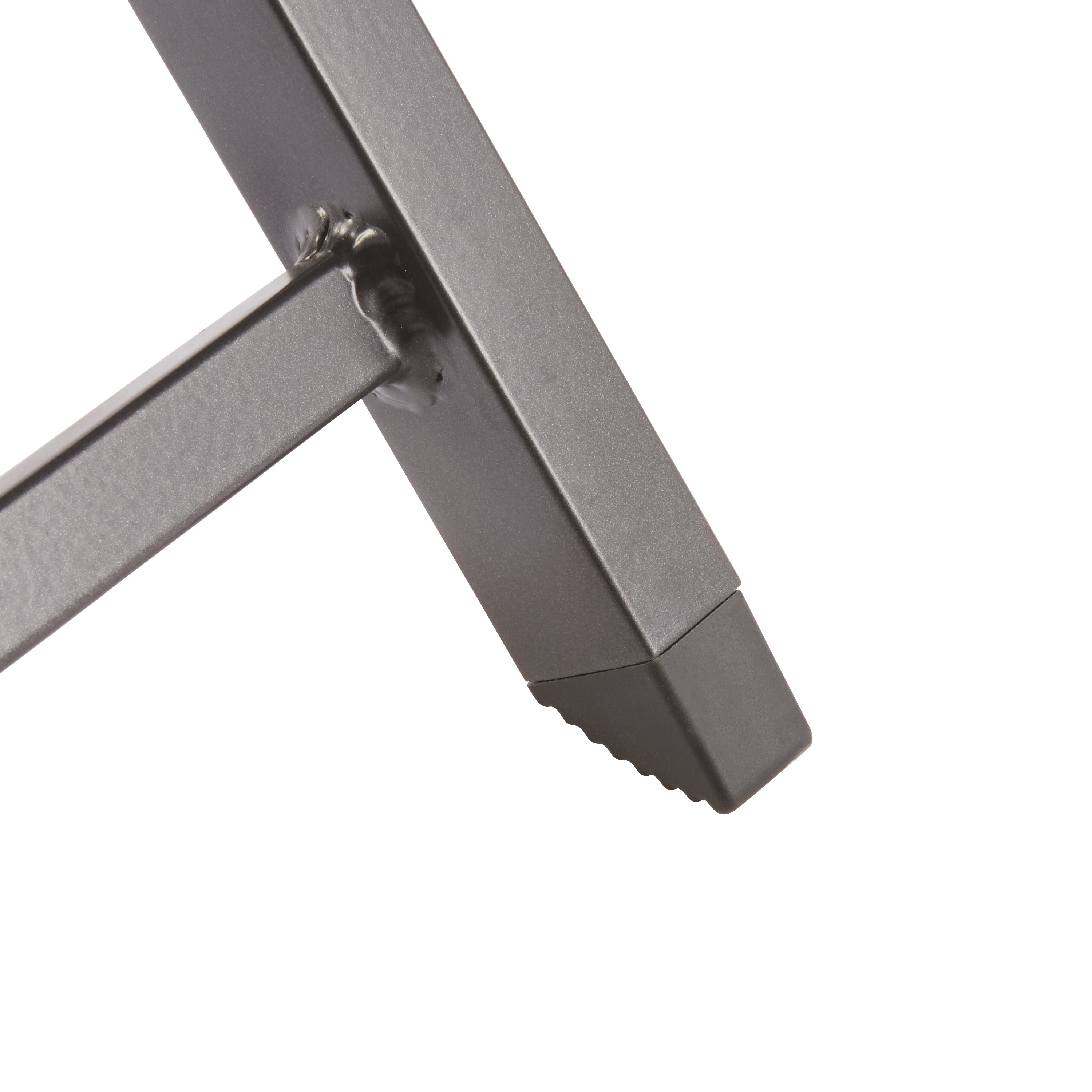 Lot de 2 chaises de jardin NATERIAL Xara en aluminium gris - 9