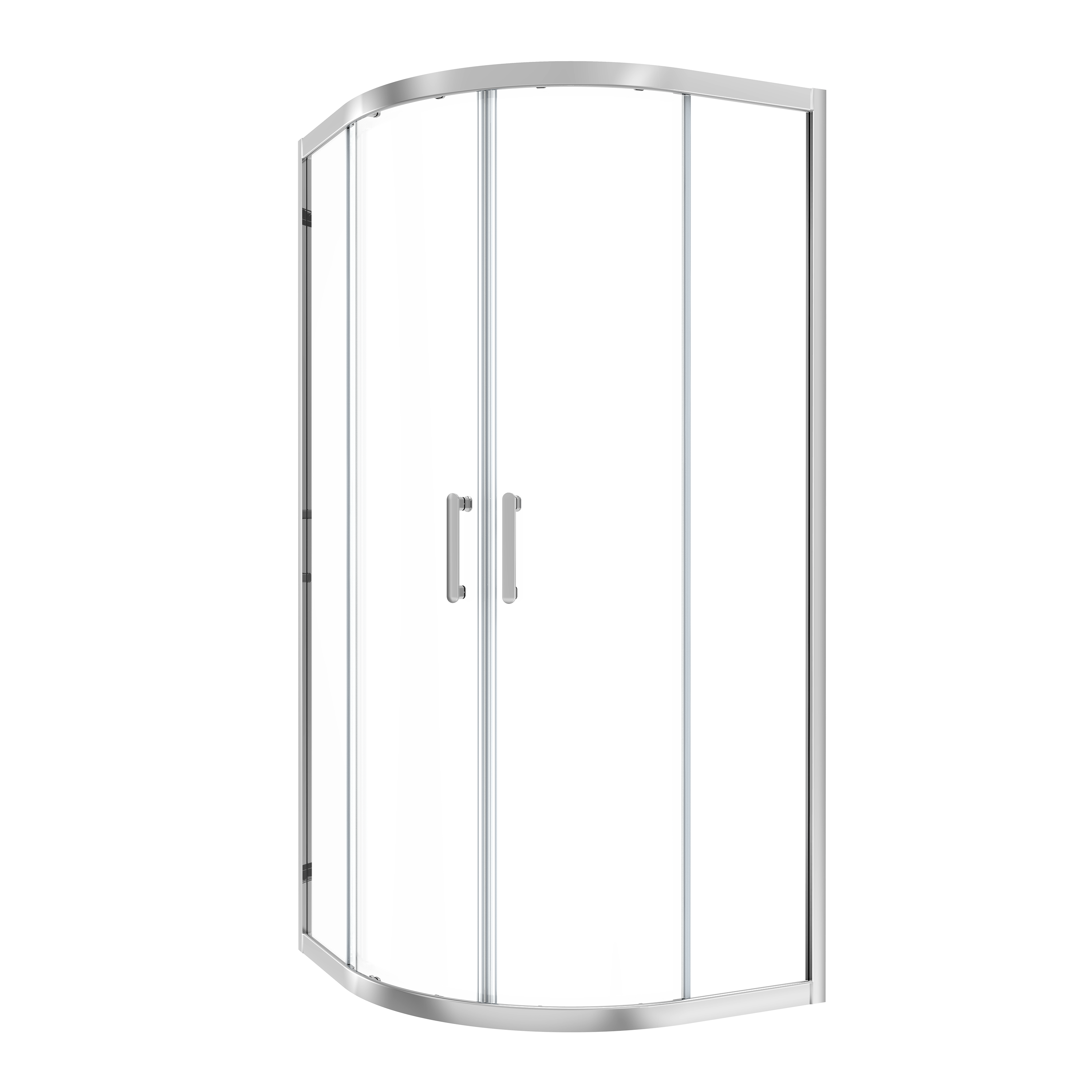 Kabina prysznicowa półokrągła Easy 80 x 80 x 190 cm chrom Sensea