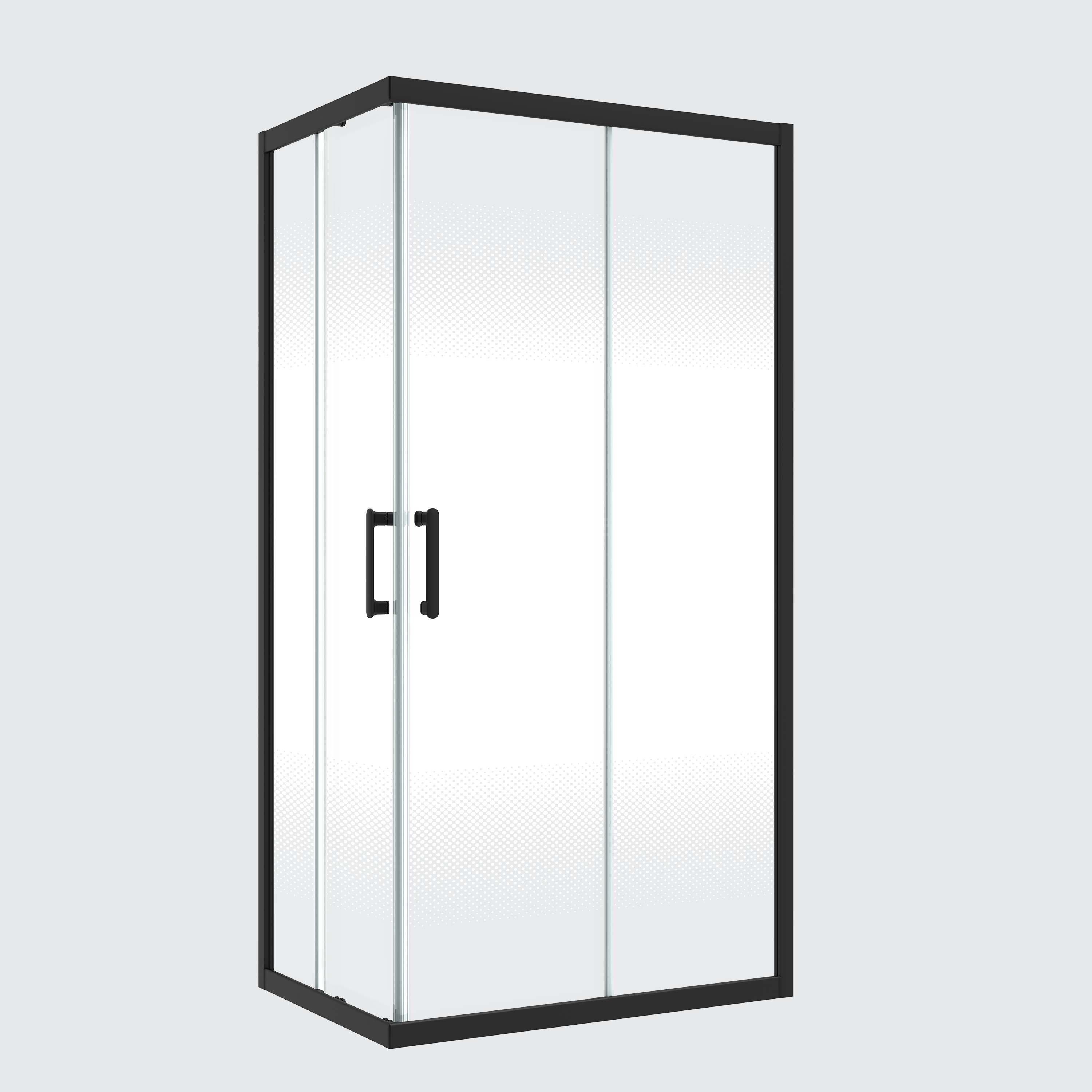 Kit vetro per doccia ad apertura scorrevole Easy L 80 x H 190cm, Sp. 6 mm - 4