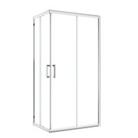 Box Doccia Angolare Scorrevole 80x120 Cm - Vetro Temperato 6 Mm Anti-Goccia - Design Moderno - Foto 10