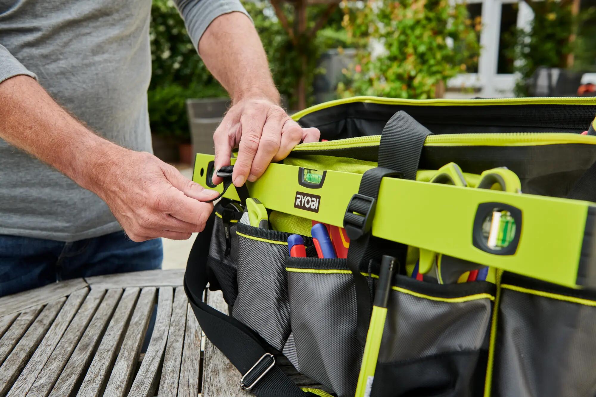 Sac à outils polyester l.26 cm RYOBI - 7