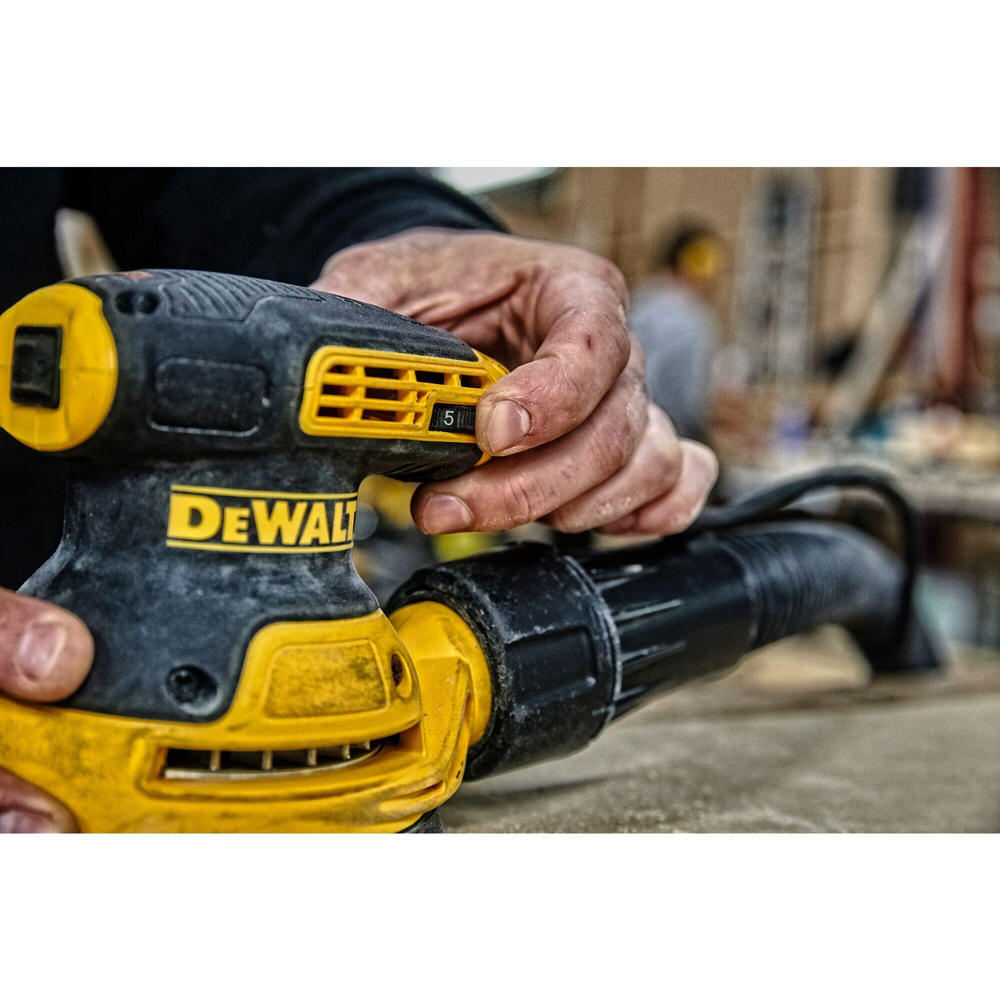 Ponceuse excentrique filaire DEWALT DWE6423, 280.0 W - 14