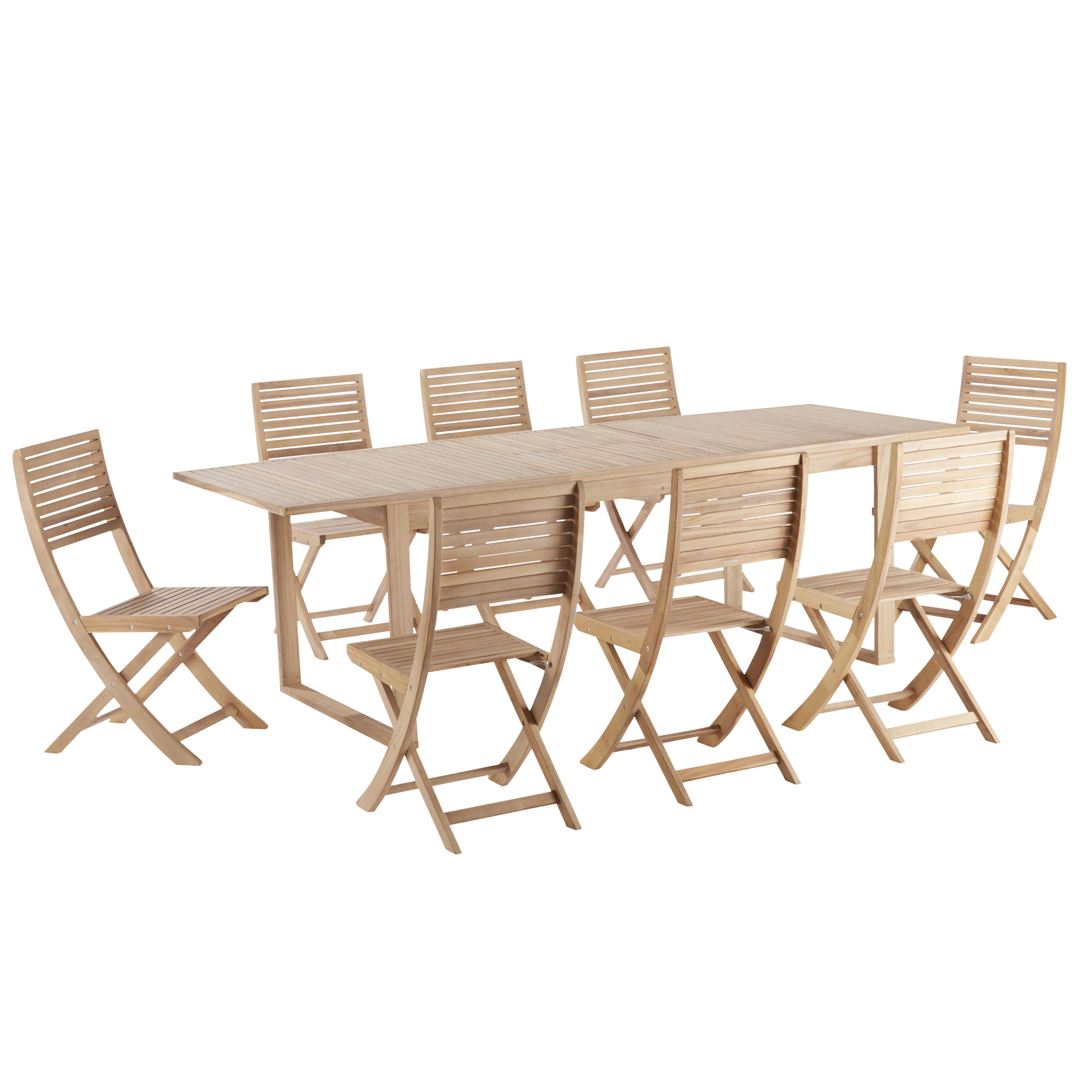 Mesa de madeira NATERIAL SOLARIS BUTTERFLY 180/240X90CM - 45