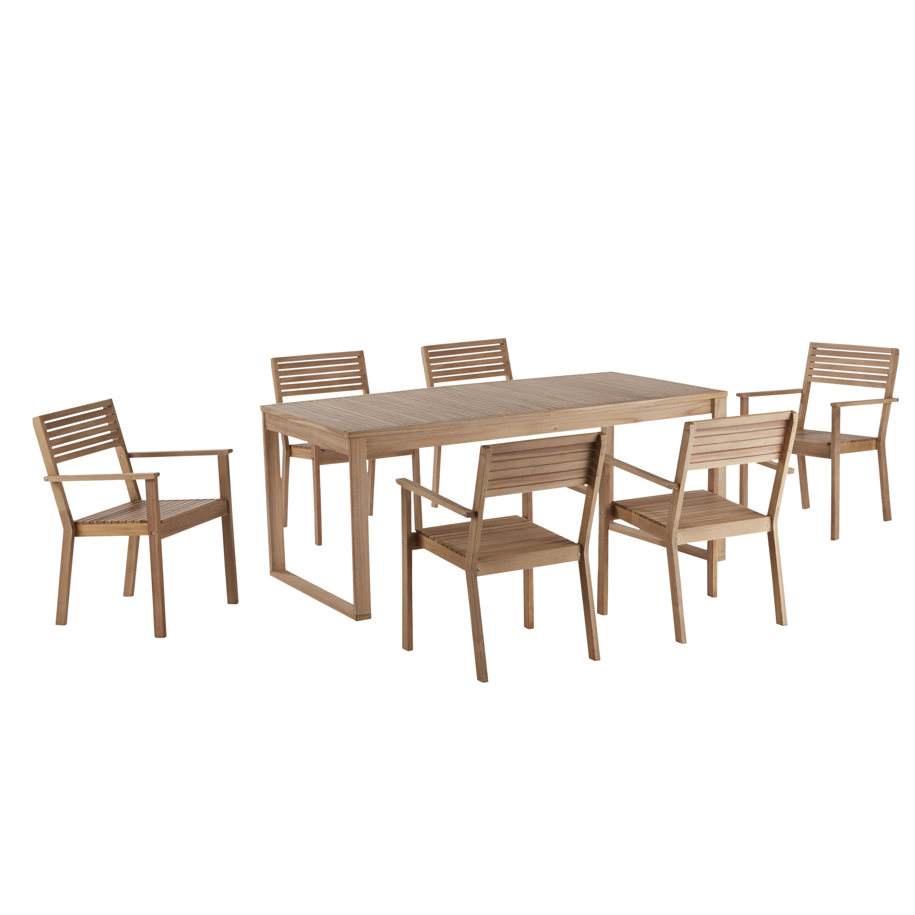 Mesa de madeira NATERIAL SOLARIS BUTTERFLY 180/240X90CM - 13