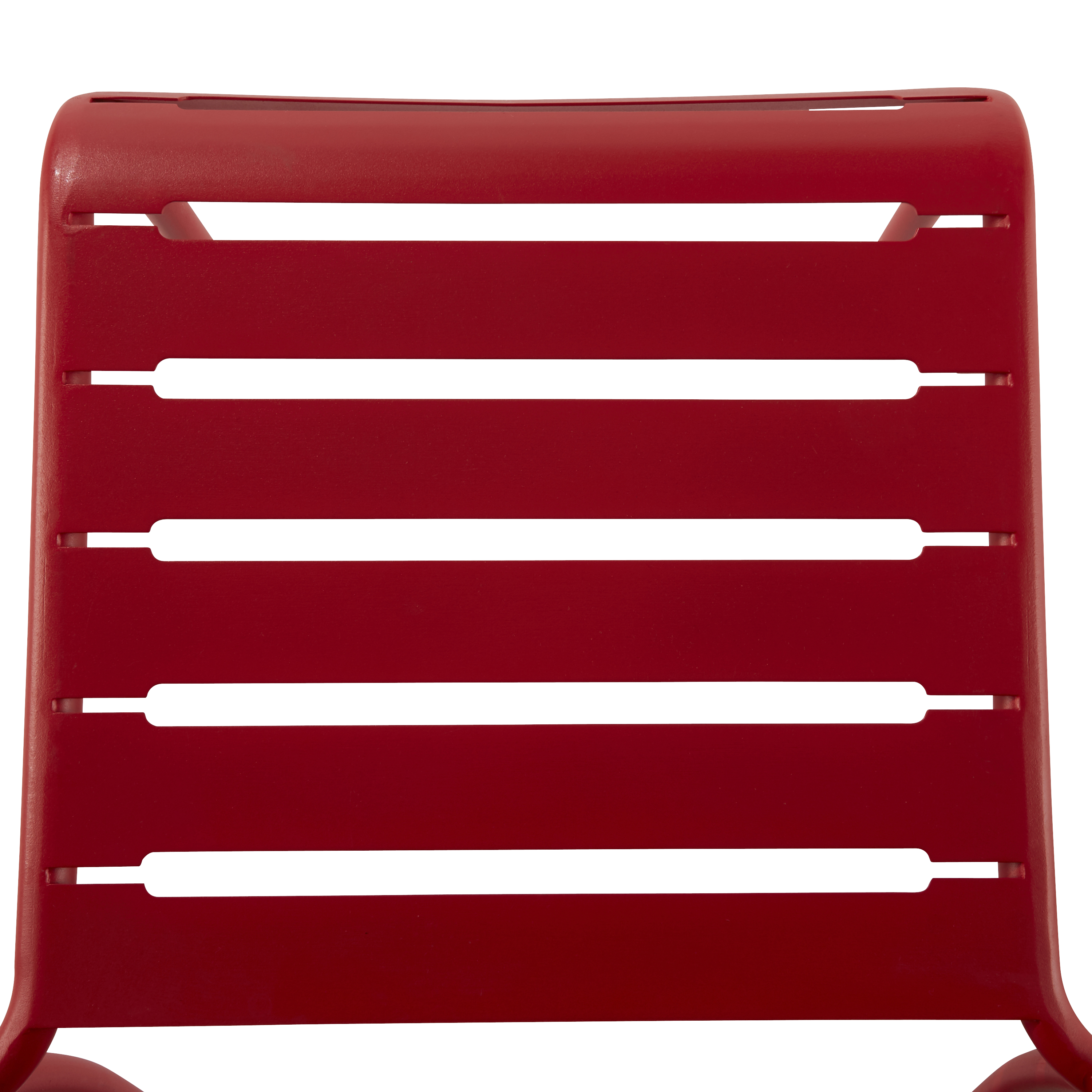 Cadeira refeição aço vermelho Cafe - 35