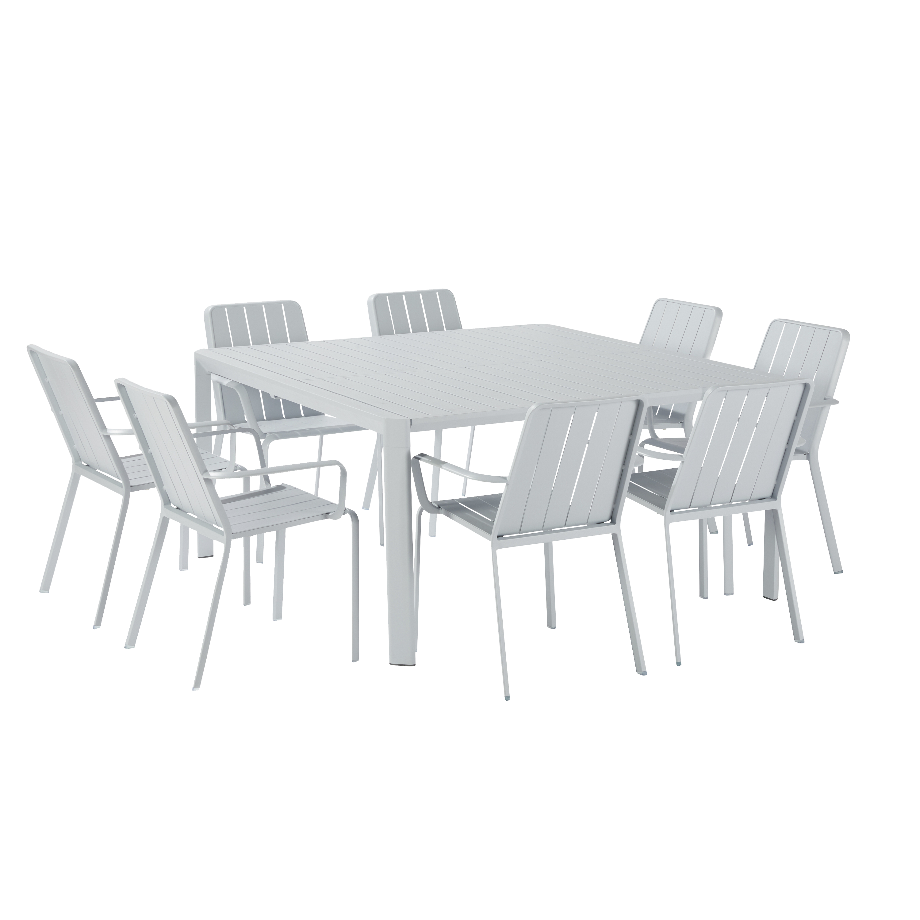 Mesa de alumínio NATERIAL IDAHO 97/149X149CM GRANITO - 13