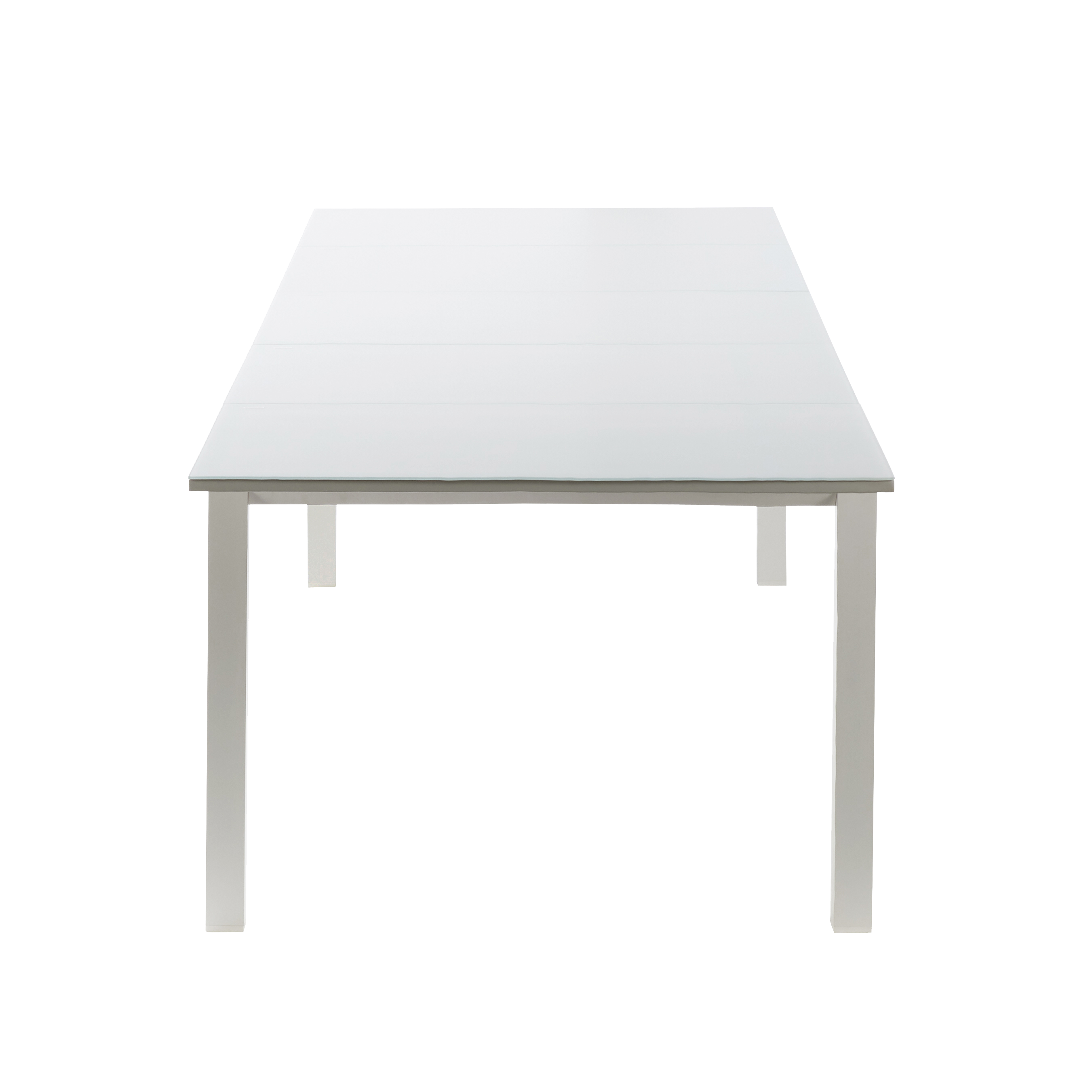 Table de jardin NATERIAL Odyssea rectangulaire blanc 12 personnes