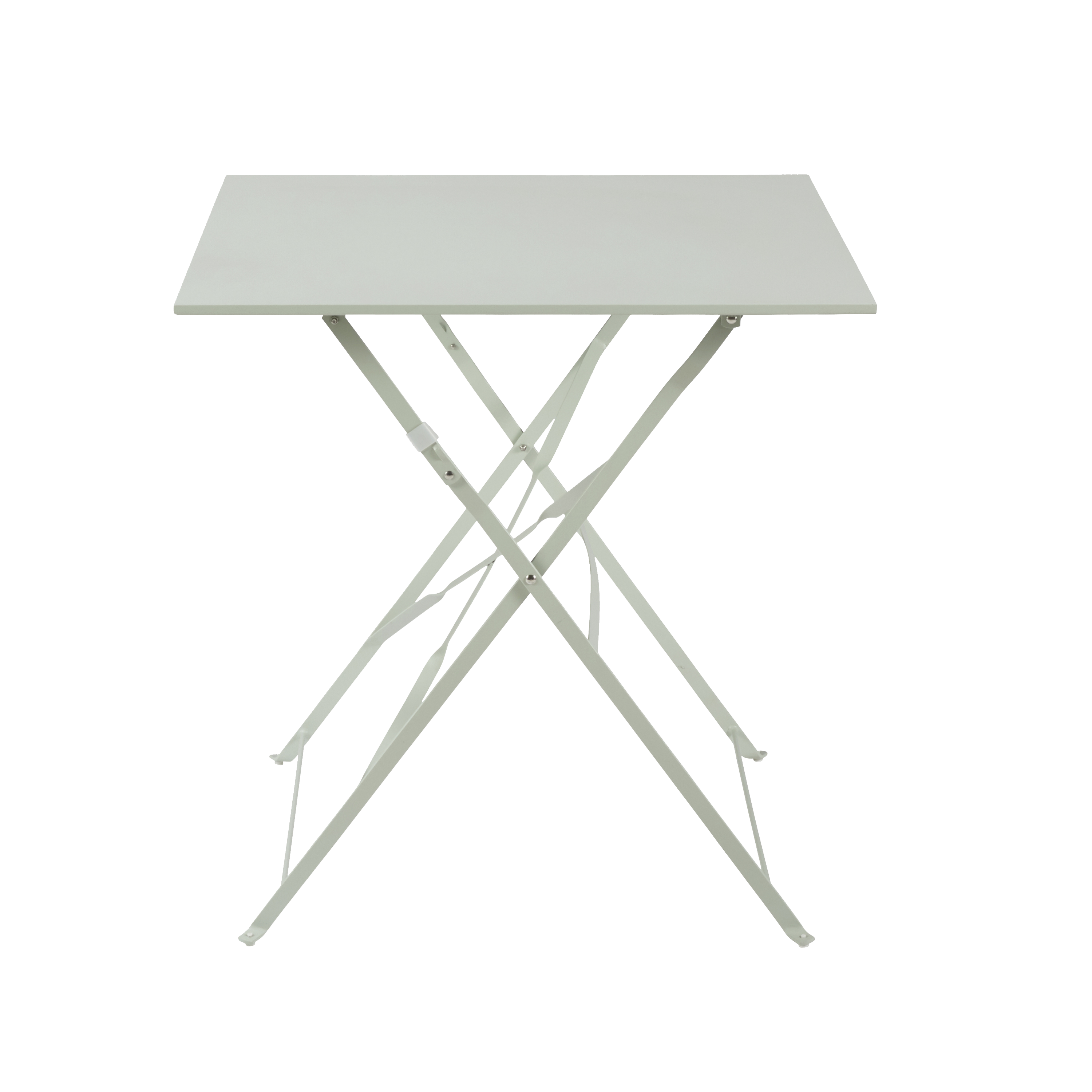 Table de jardin pliante NATERIAL Flora carré vert 2 personnes - 5