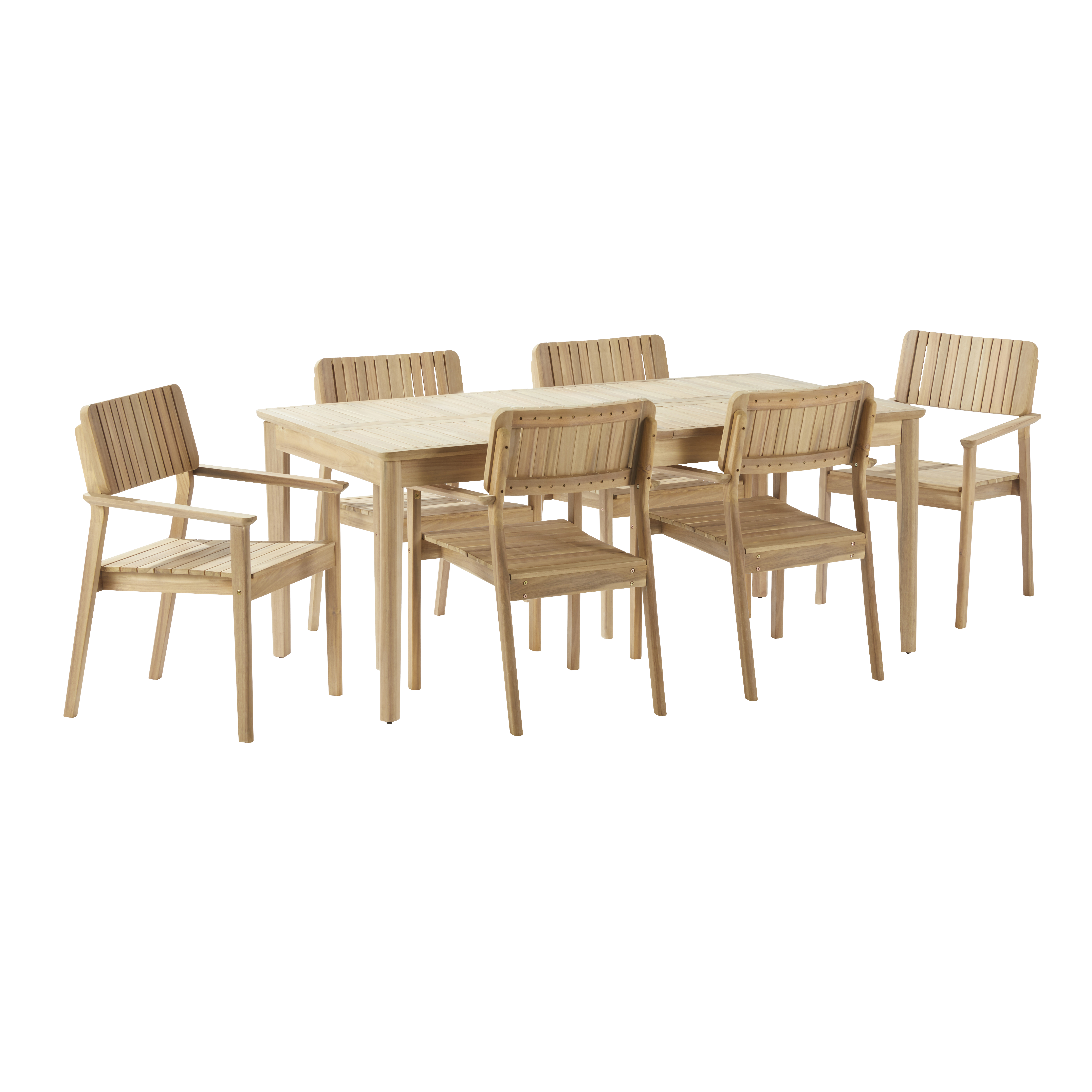 Mesa de madeira NATERIAL ATLAS 180/241.8X90X75CM - 15