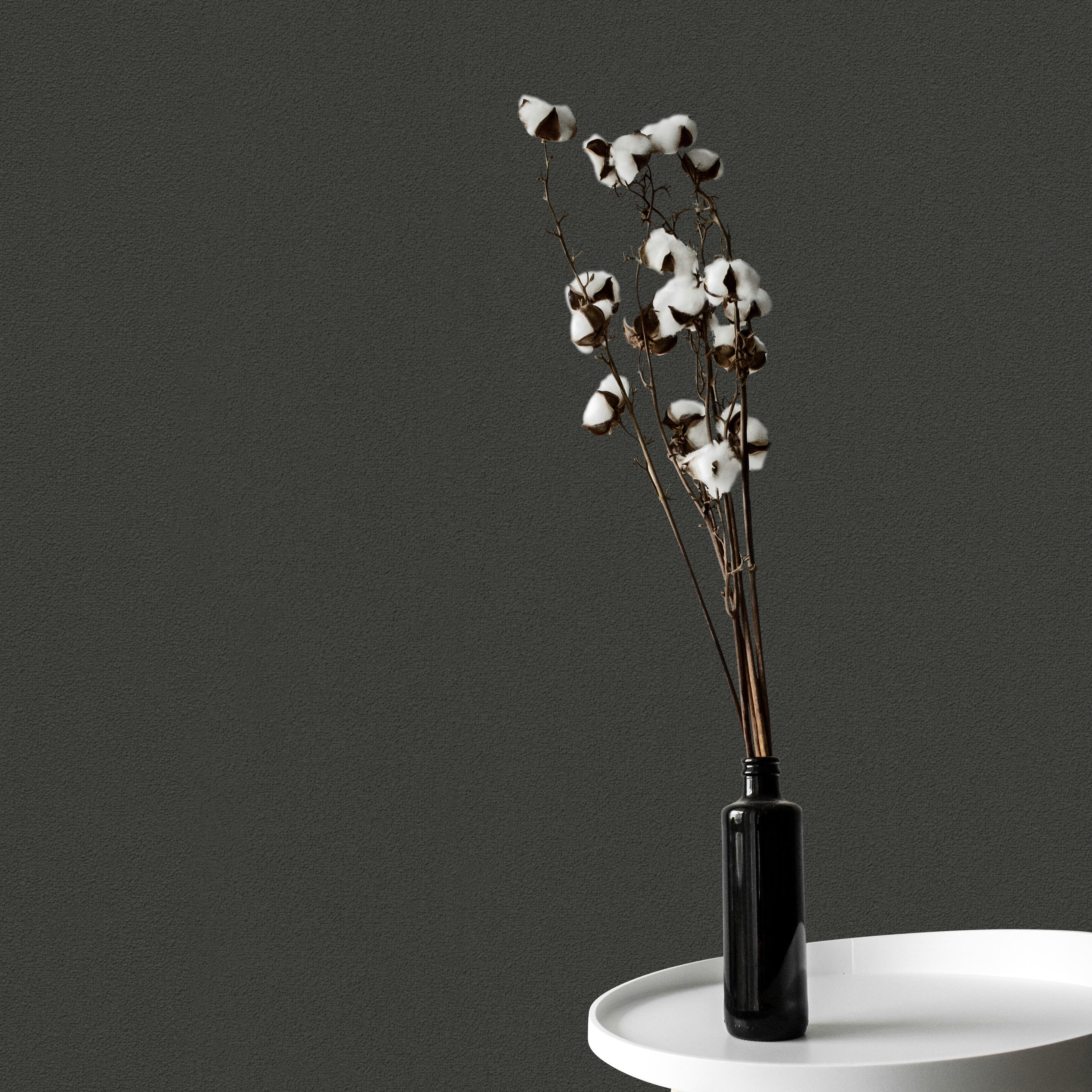 Papier peint intissé Lisse mat INSPIRE noir - 2