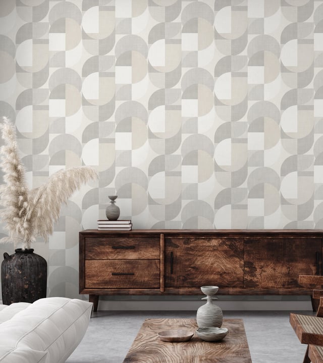Papier peint vinyle Cercles Weirmar