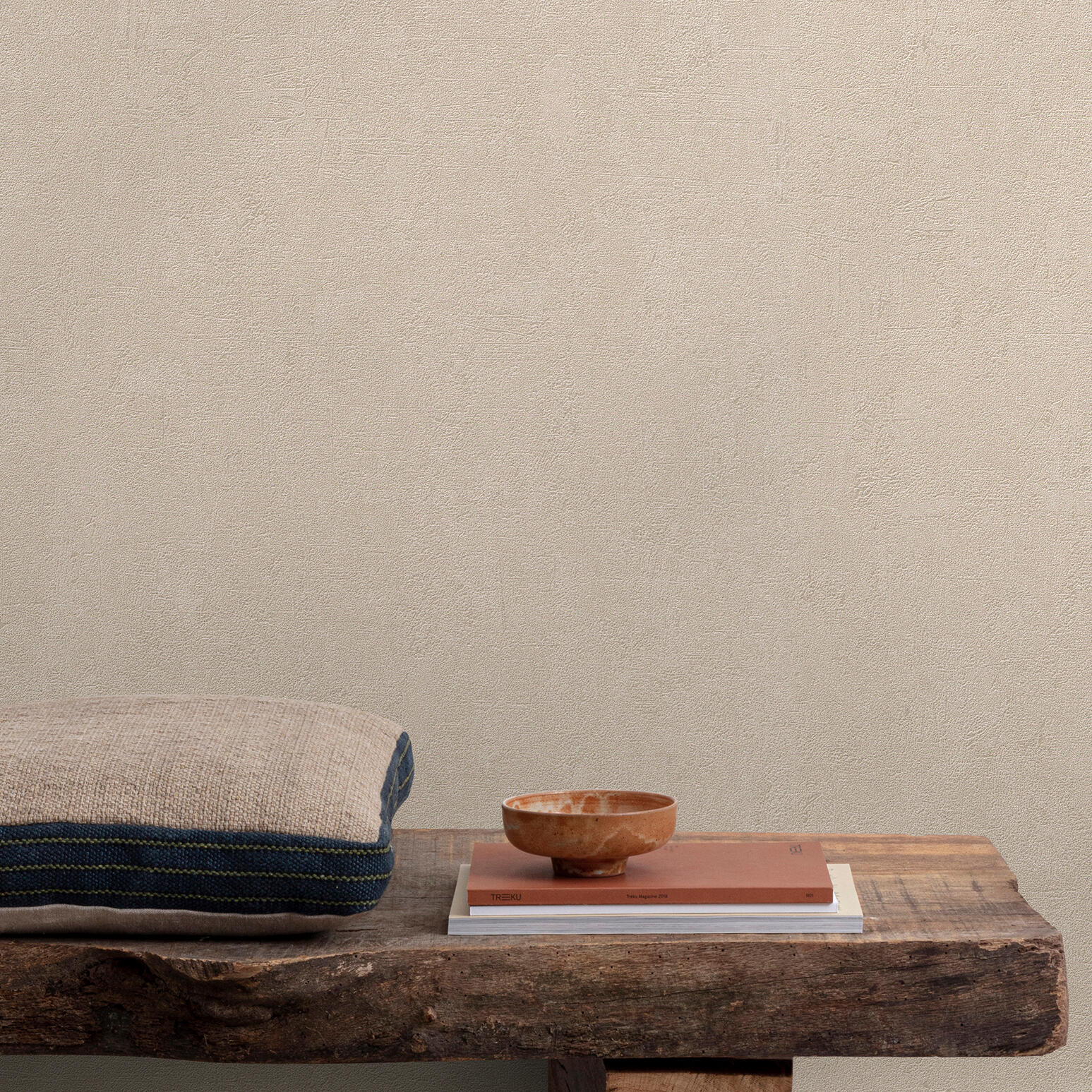 Papier peint intissé Béton métal INSPIRE gris doré n°6 - 2