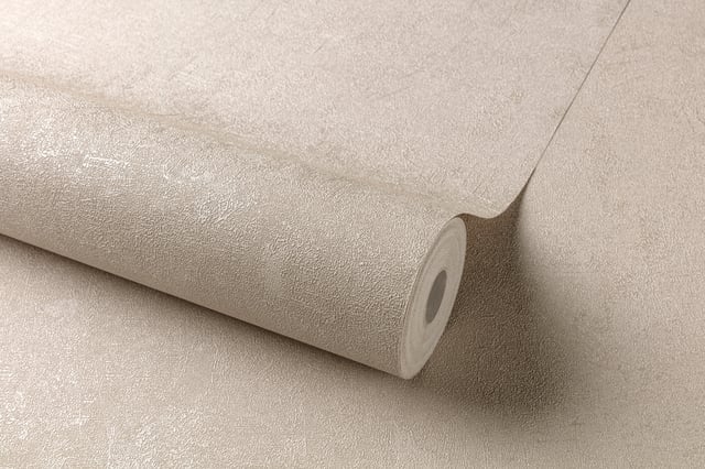 Papier peint intissé Béton métal INSPIRE gris doré n°6