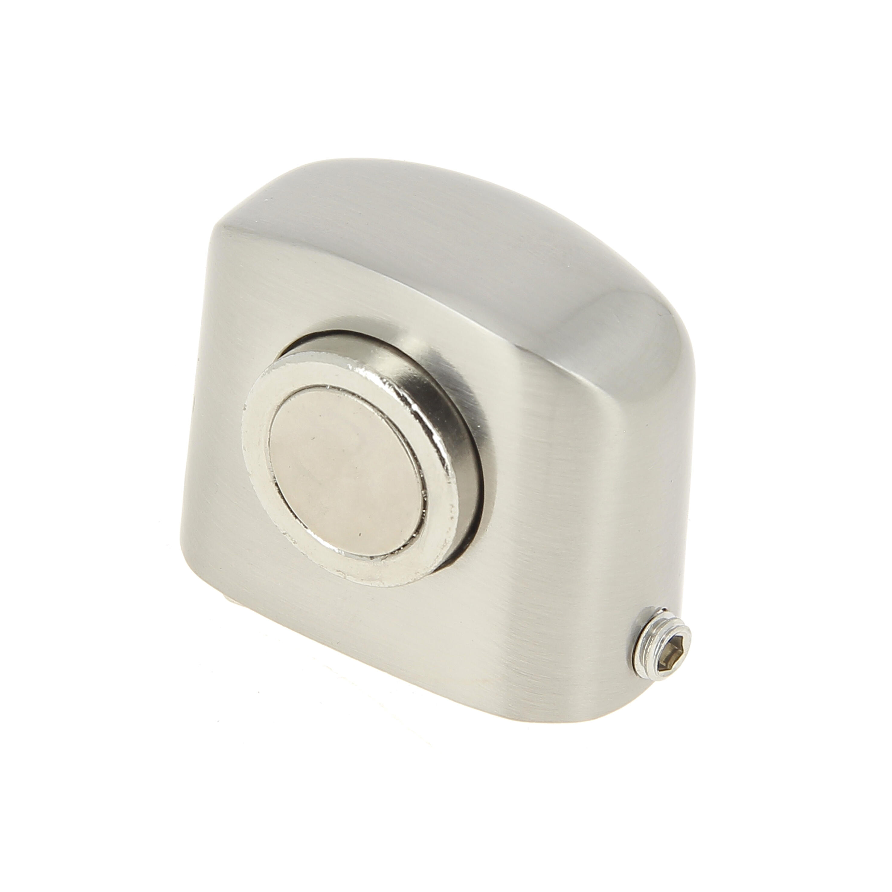 Butée de porte aimanté CHRISLIGNE zamak nickelé, L.3.3 x H.3.7 x l.4.3 cm - 5