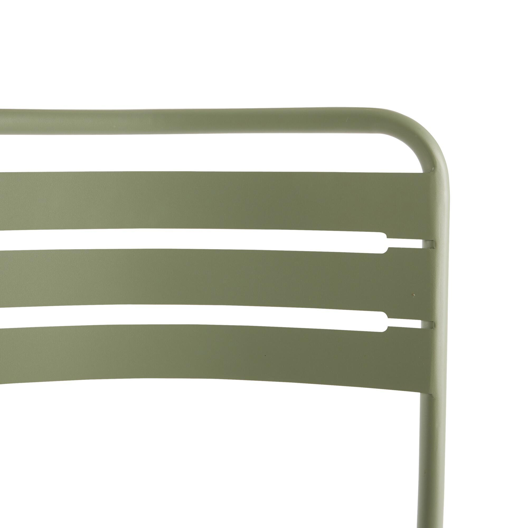 Cadeira refeição aço vermelho Cafe - 33