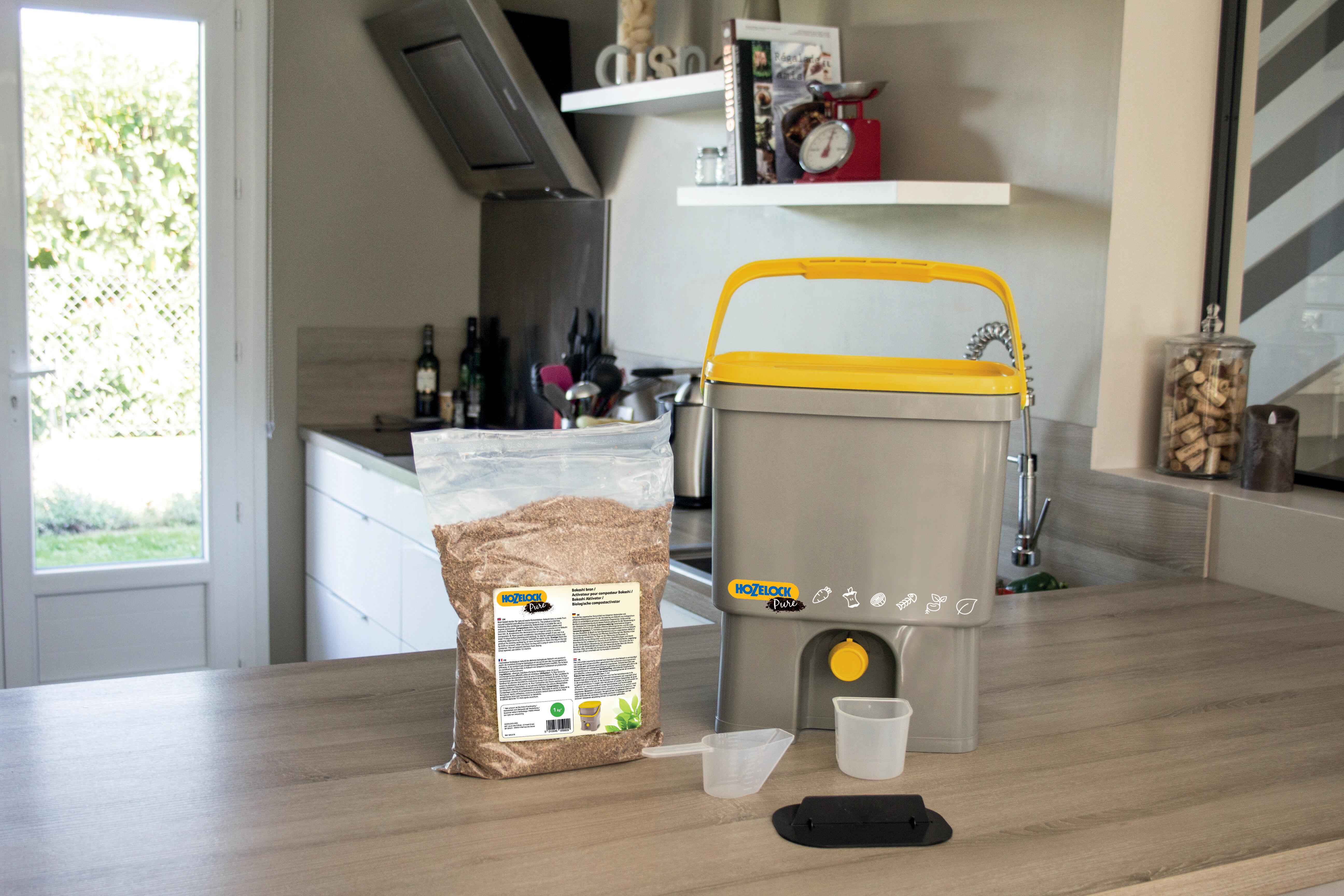 Composteur de cuisine Hozelock Bokashi 16L + activateur compost - 7