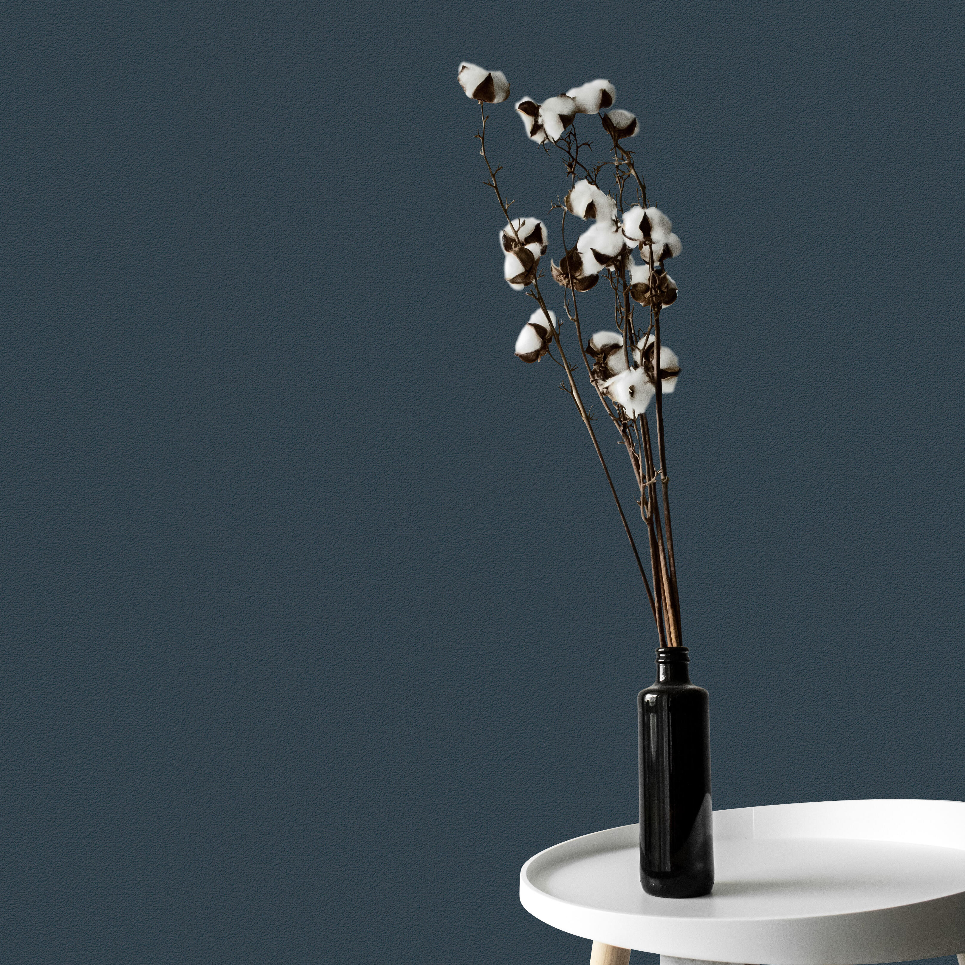 Papier peint intissé Lisse mat INSPIRE bleu denim - 2