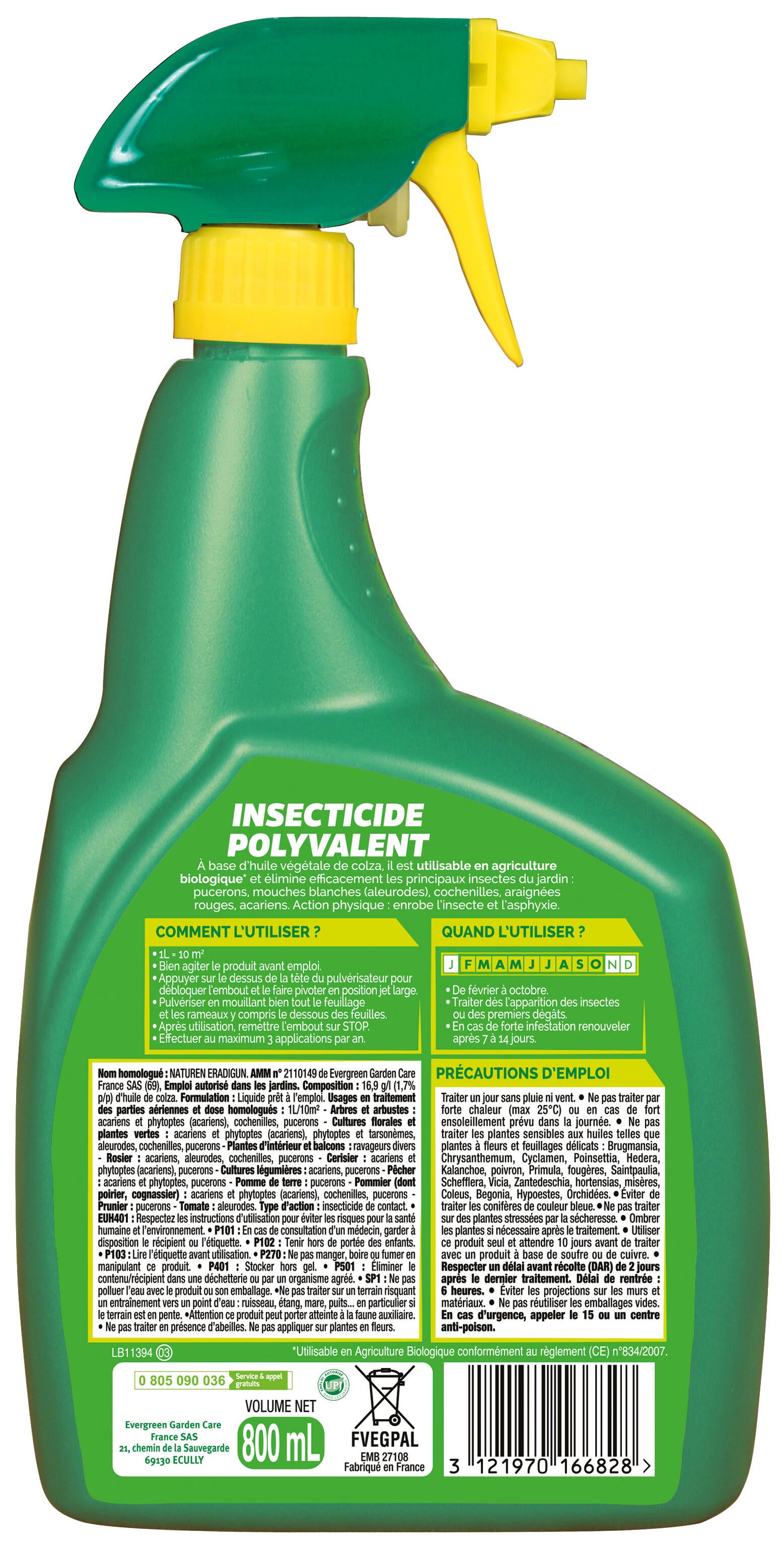 Traitement des insectes polyvalent FERTILIGENE - 2