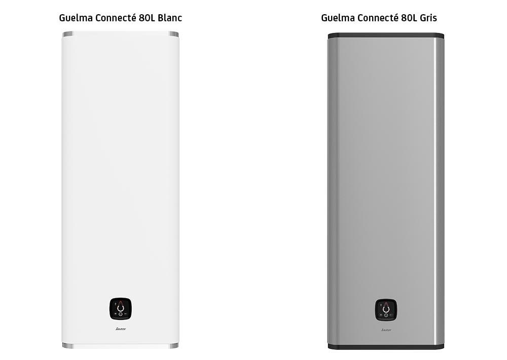 Chauffe-eau électrique plat horizontal/vertical SAUTER Guelma connecté 80L blanc - 7