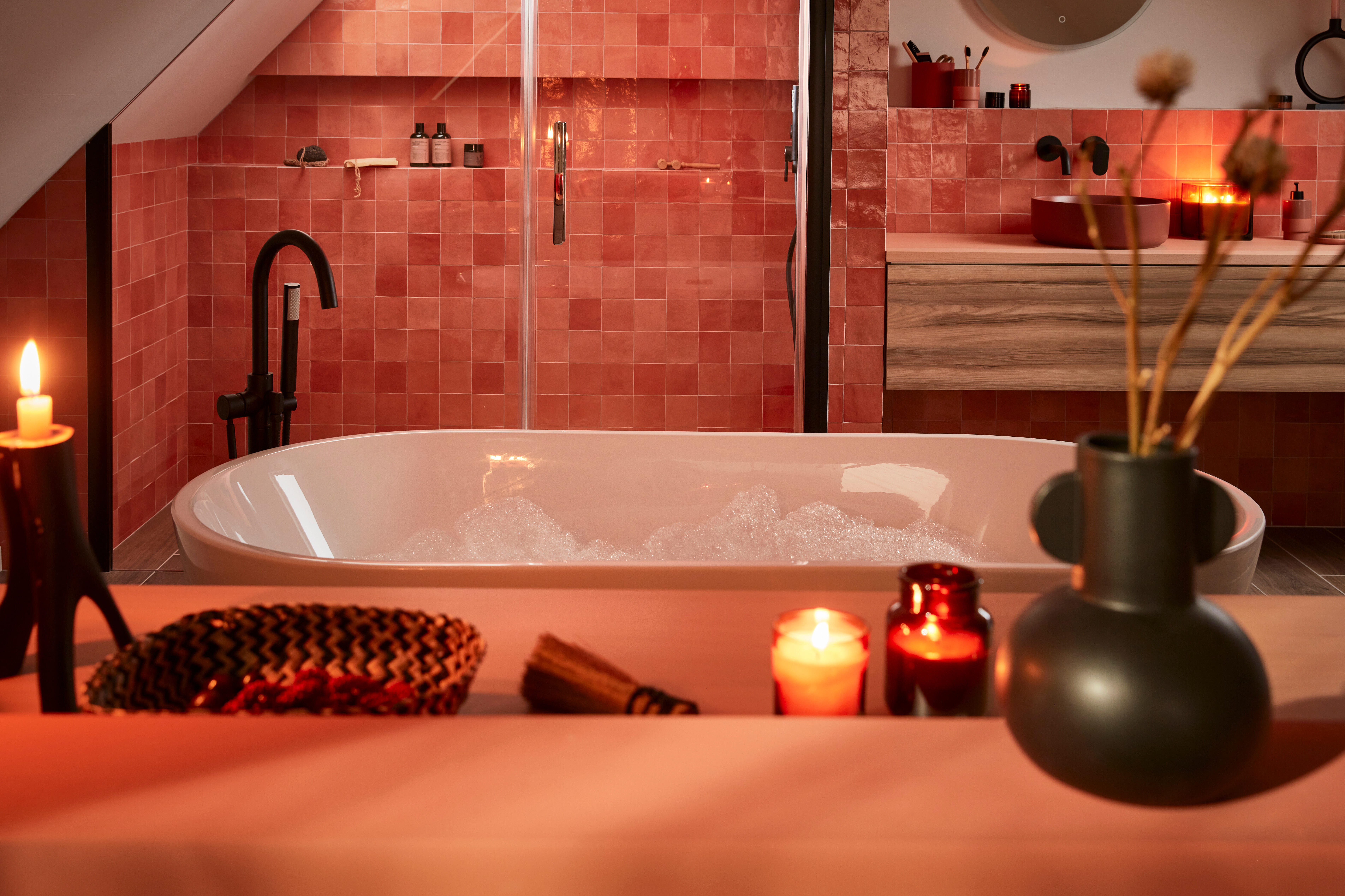 Mitigeur de bain îlot noir mat, Ilo, EDOUARD ROUSSEAU - 2