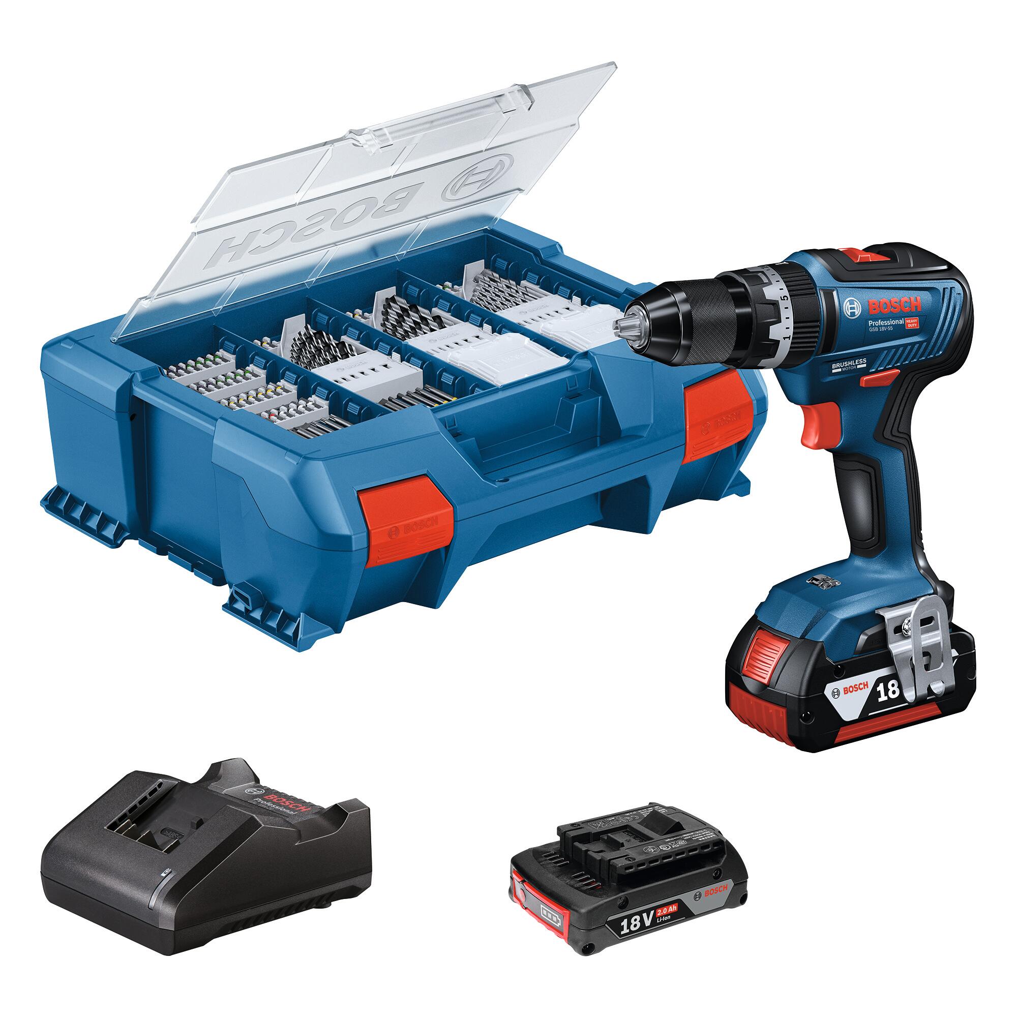 Perceuse à percussion 18 V BOSCH PROFESSIONAL 82 55 Nm