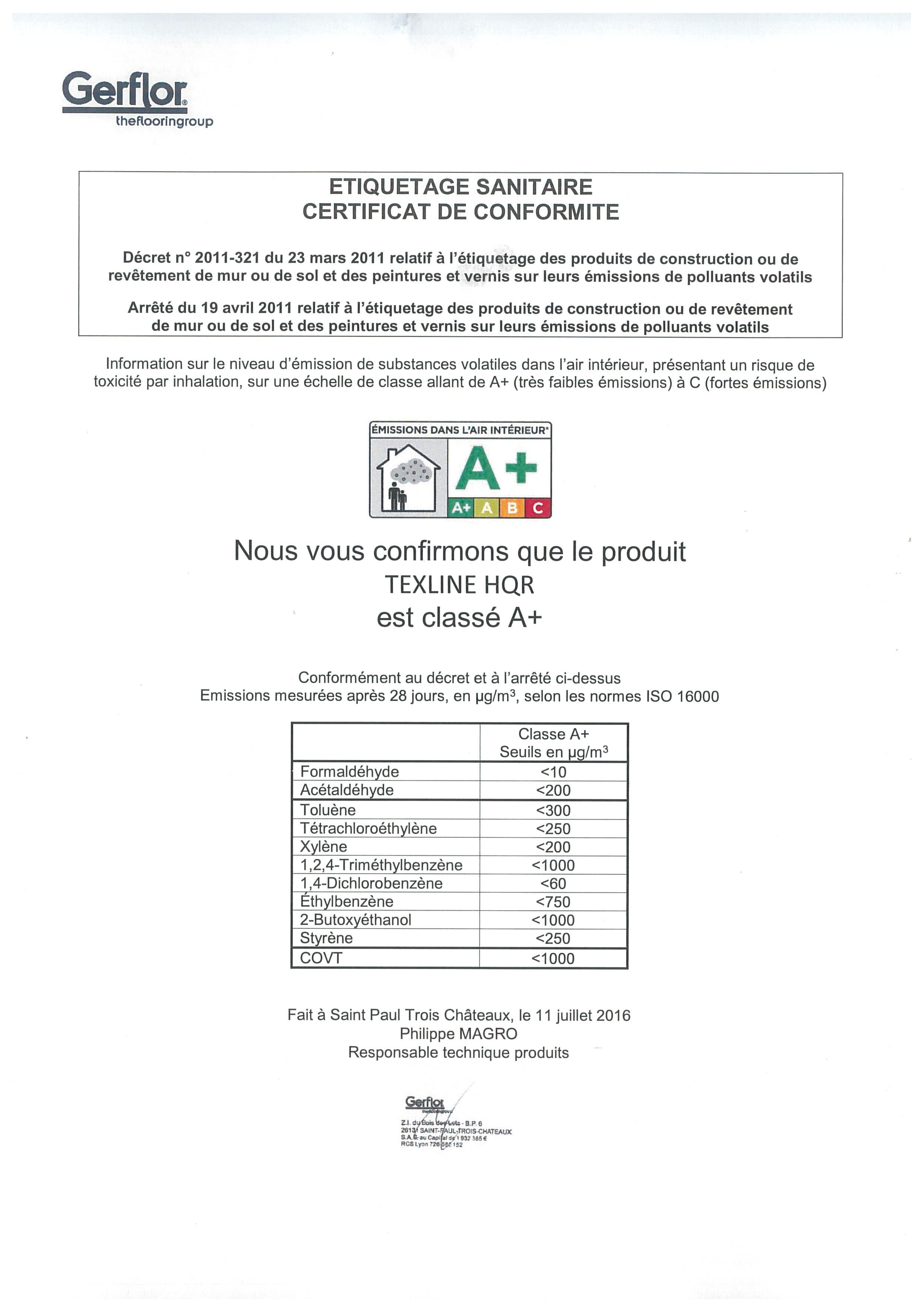 Echantillon sol pvc GERFLOR effet béton - 2