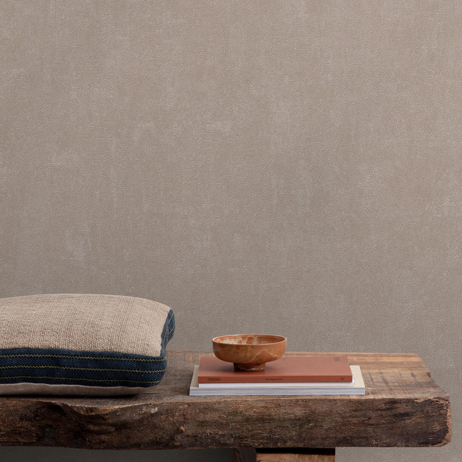 Papier peint intissé Béton métal INSPIRE gris gris n°4 - 2