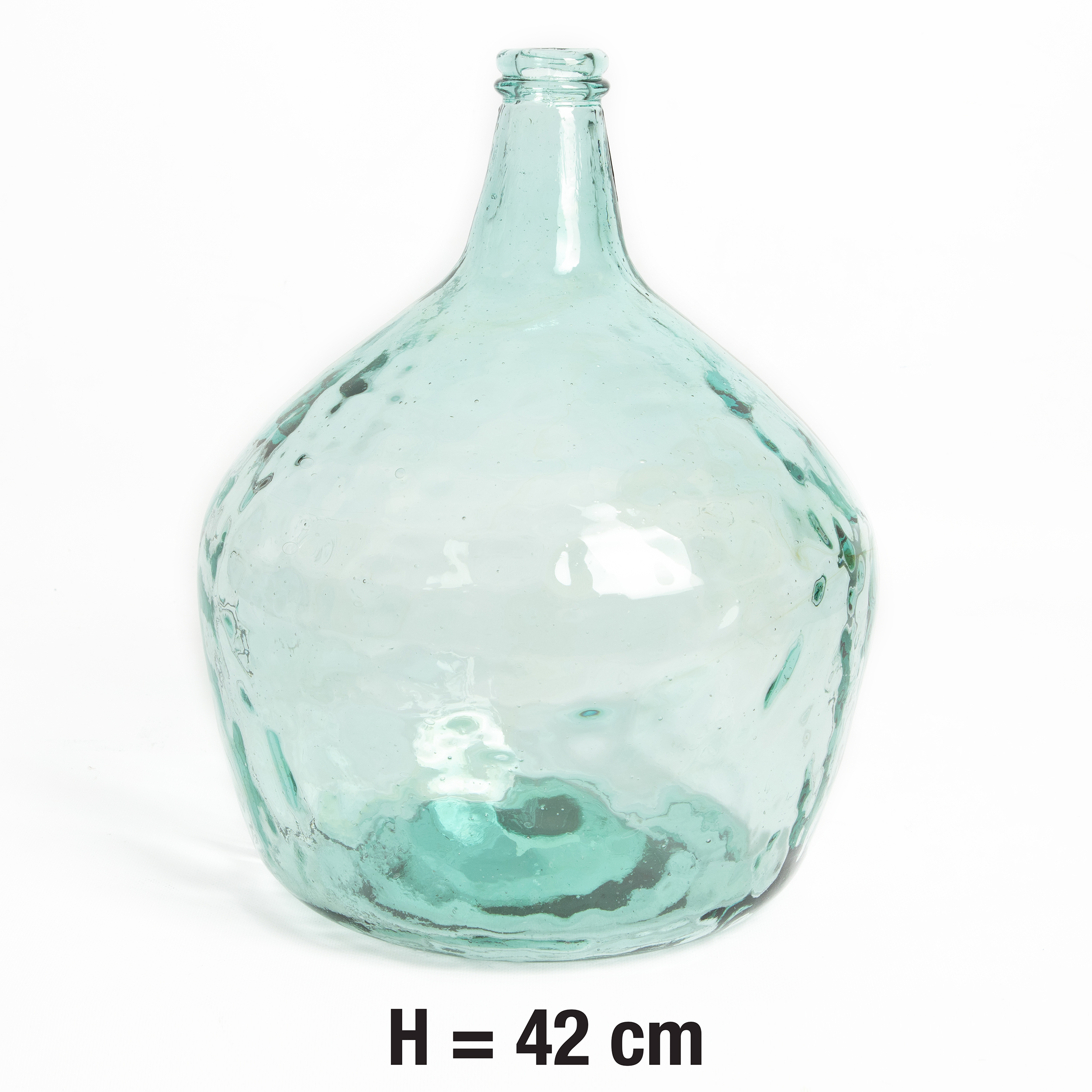 Vase Dame Jeanne Verre Recycl Transparent H Cm Leroy Merlin