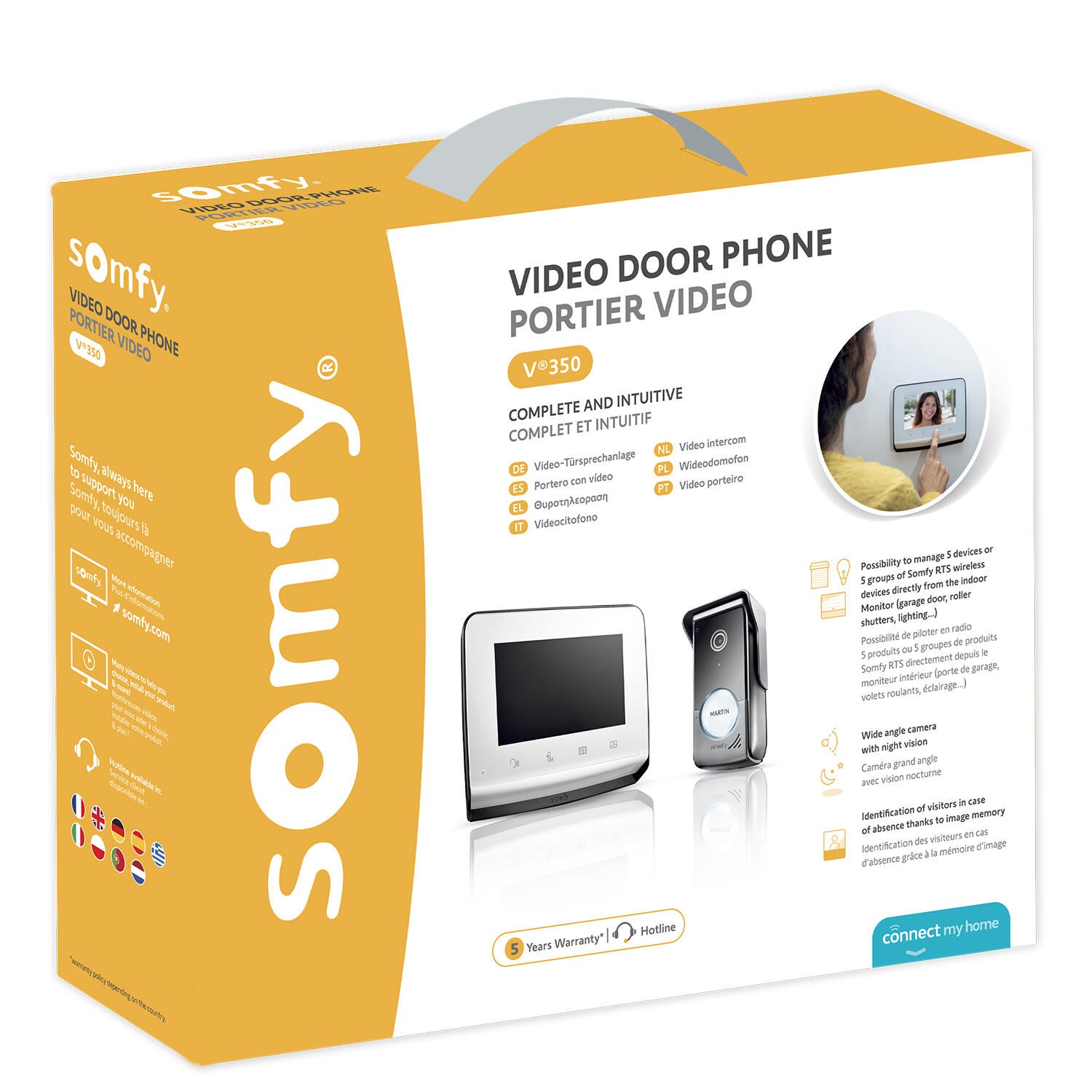 Visiophone filaire V350 SOMFY 1870996 - 6