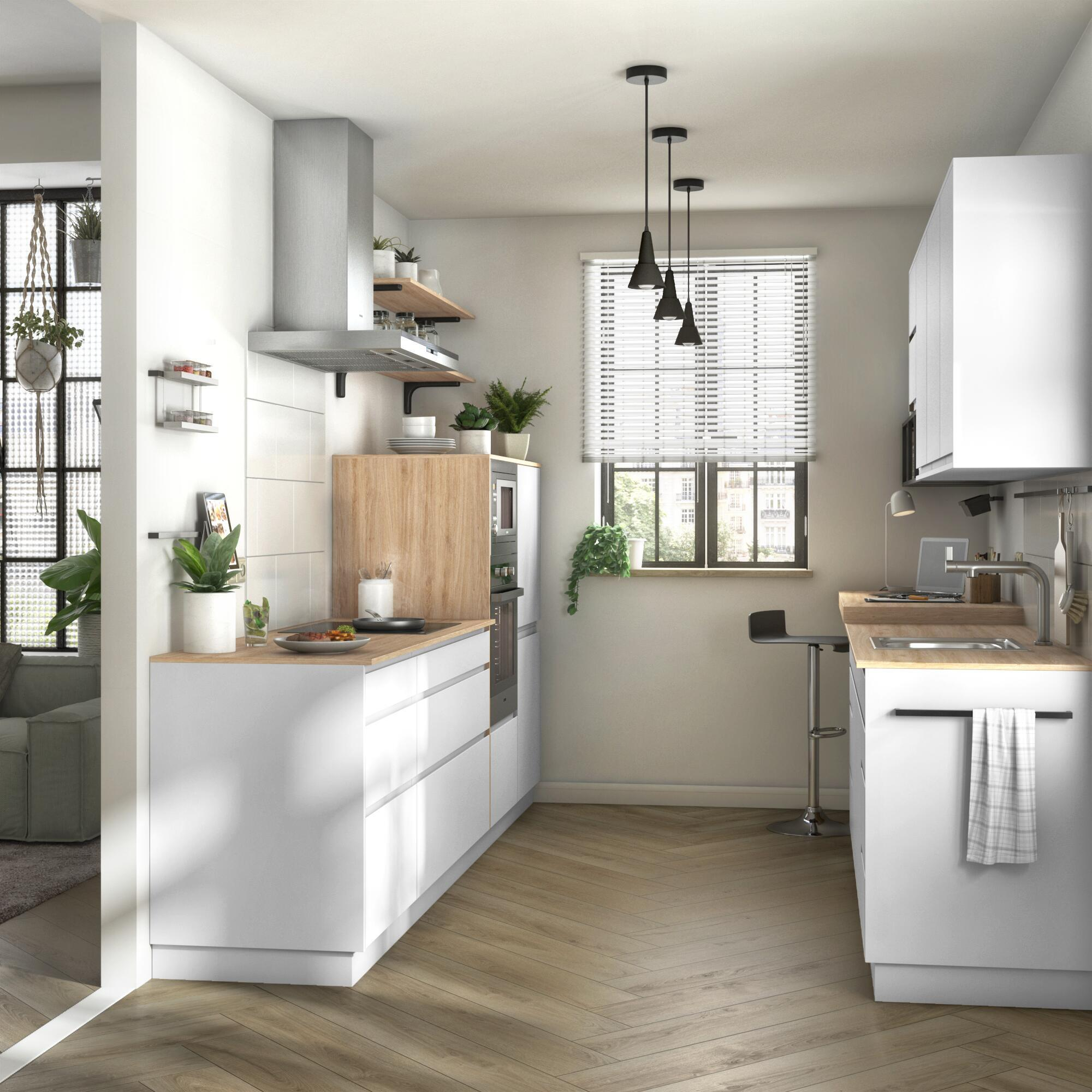 Frente gaveta de cozinha Delínia Tokyo 60X13 cm branco mate - 14