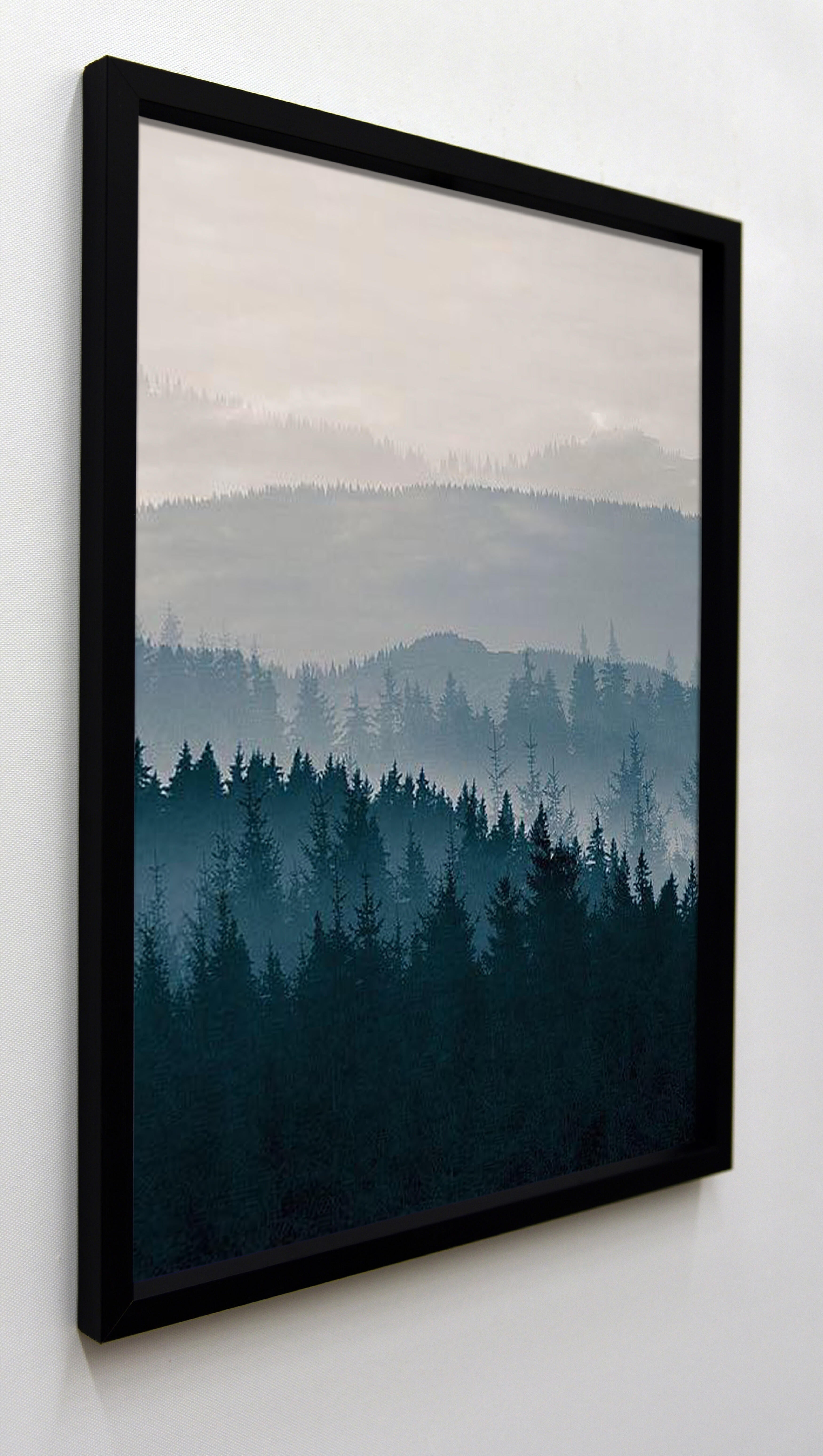 Affiche Grey mountains, noir, bleu, gris l.31.5 x H.41.5 cm - 3