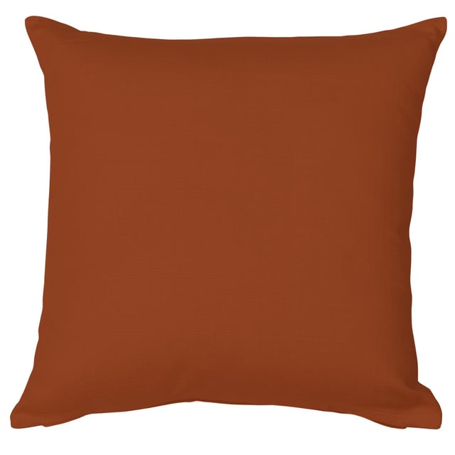 Coussin Leya, 100% coton rouge l.45 x L.45 cm INSPIRE