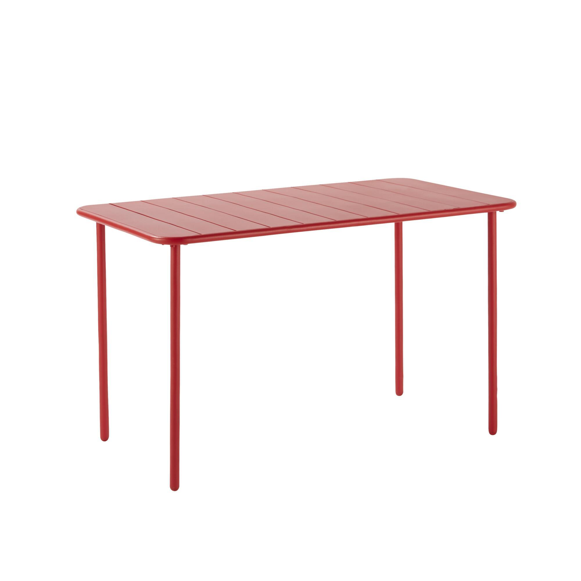 Cadeira refeição aço vermelho Cafe - 22